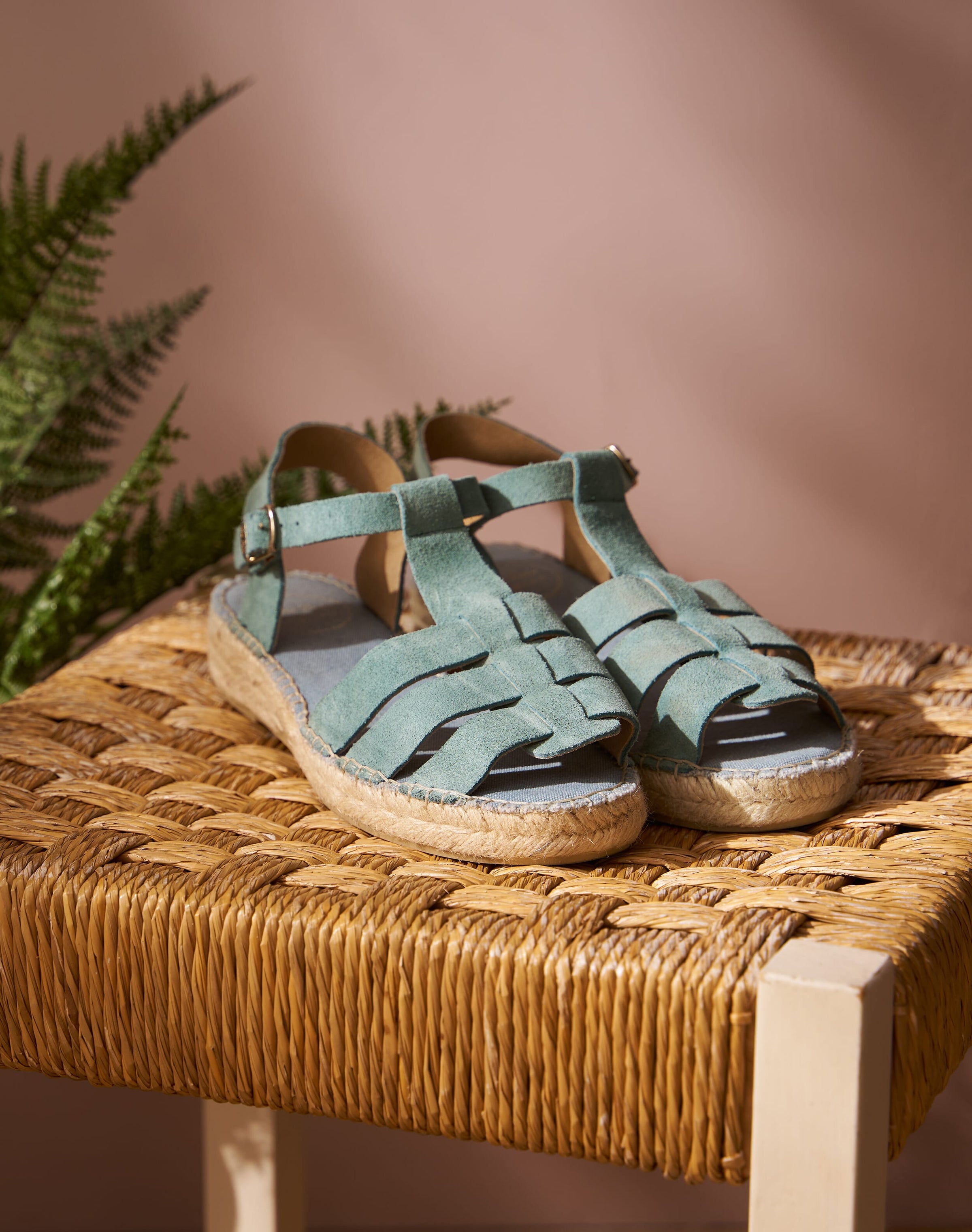 Suede Fisherman Sandals