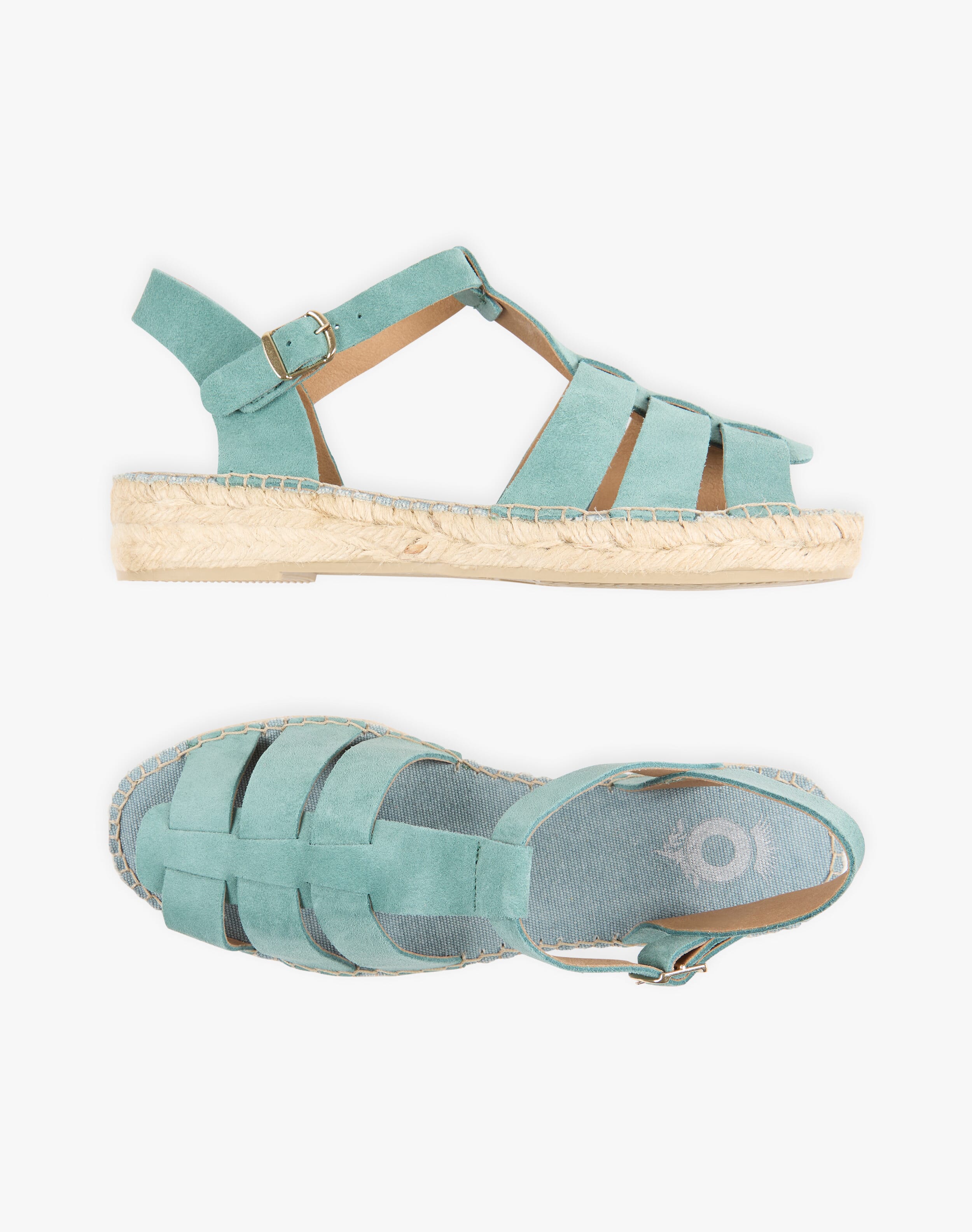 Suede Fisherman Sandals