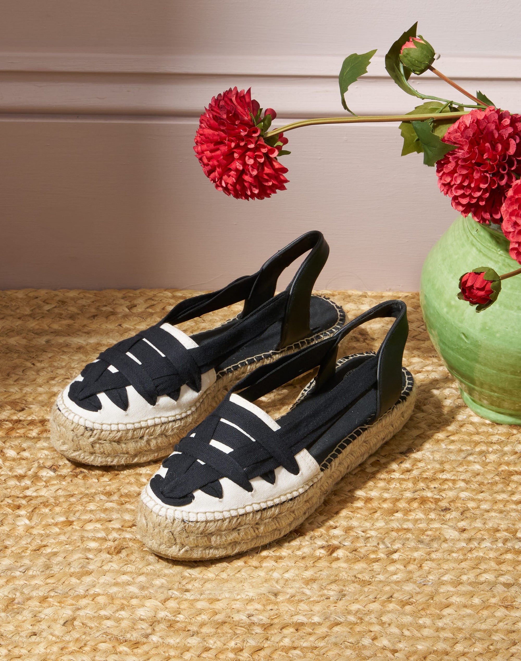 Canvas Ribbon Espadrilles