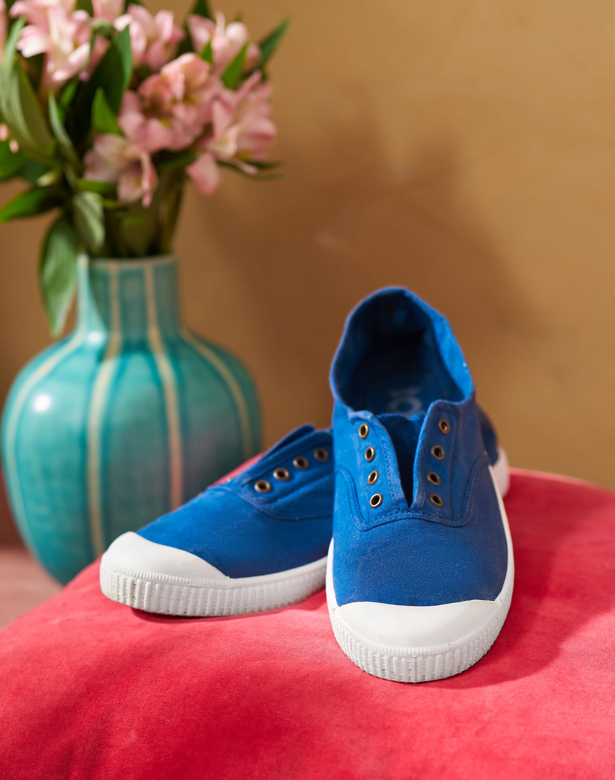 Eyelet Slip On Gym Shoes
