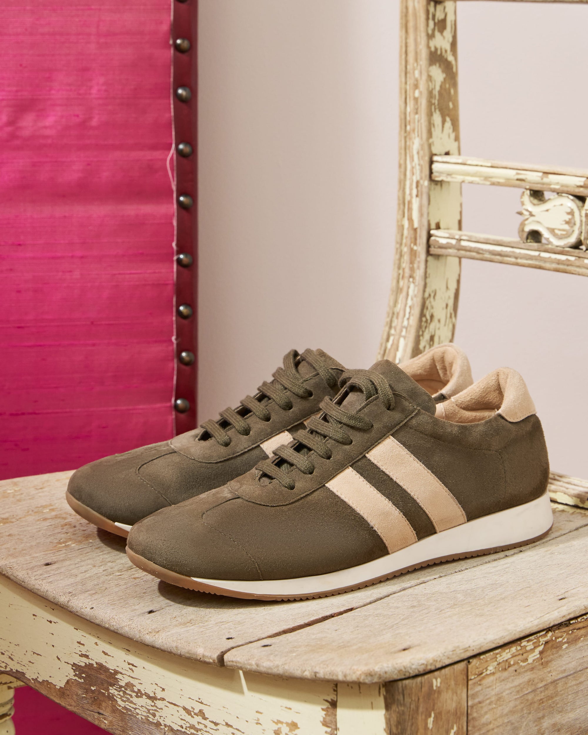Suede Stripe Trainers