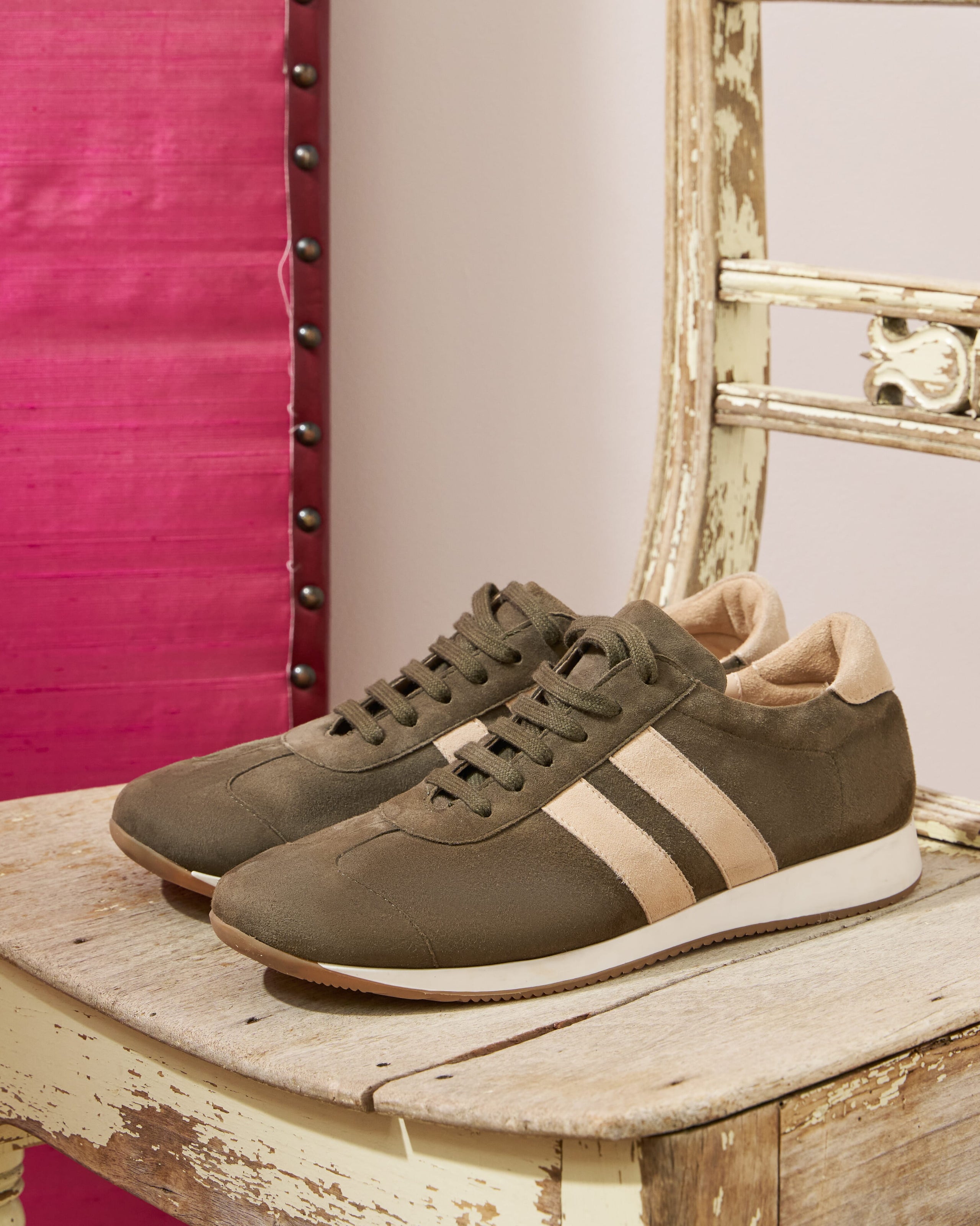 Suede Stripe Trainers