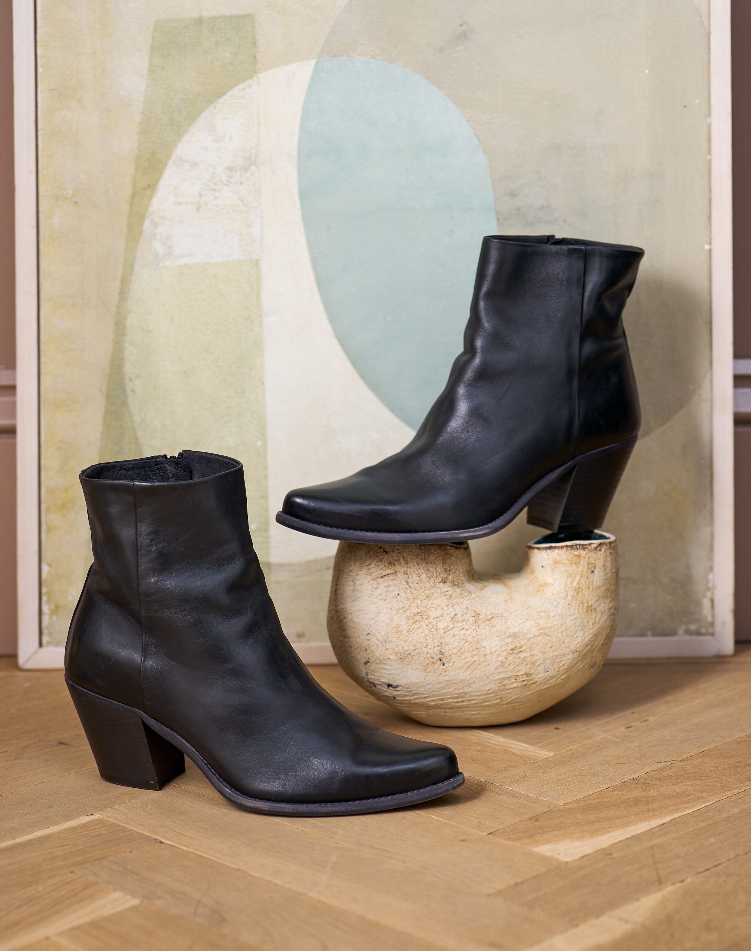 Leather Ankle Boots