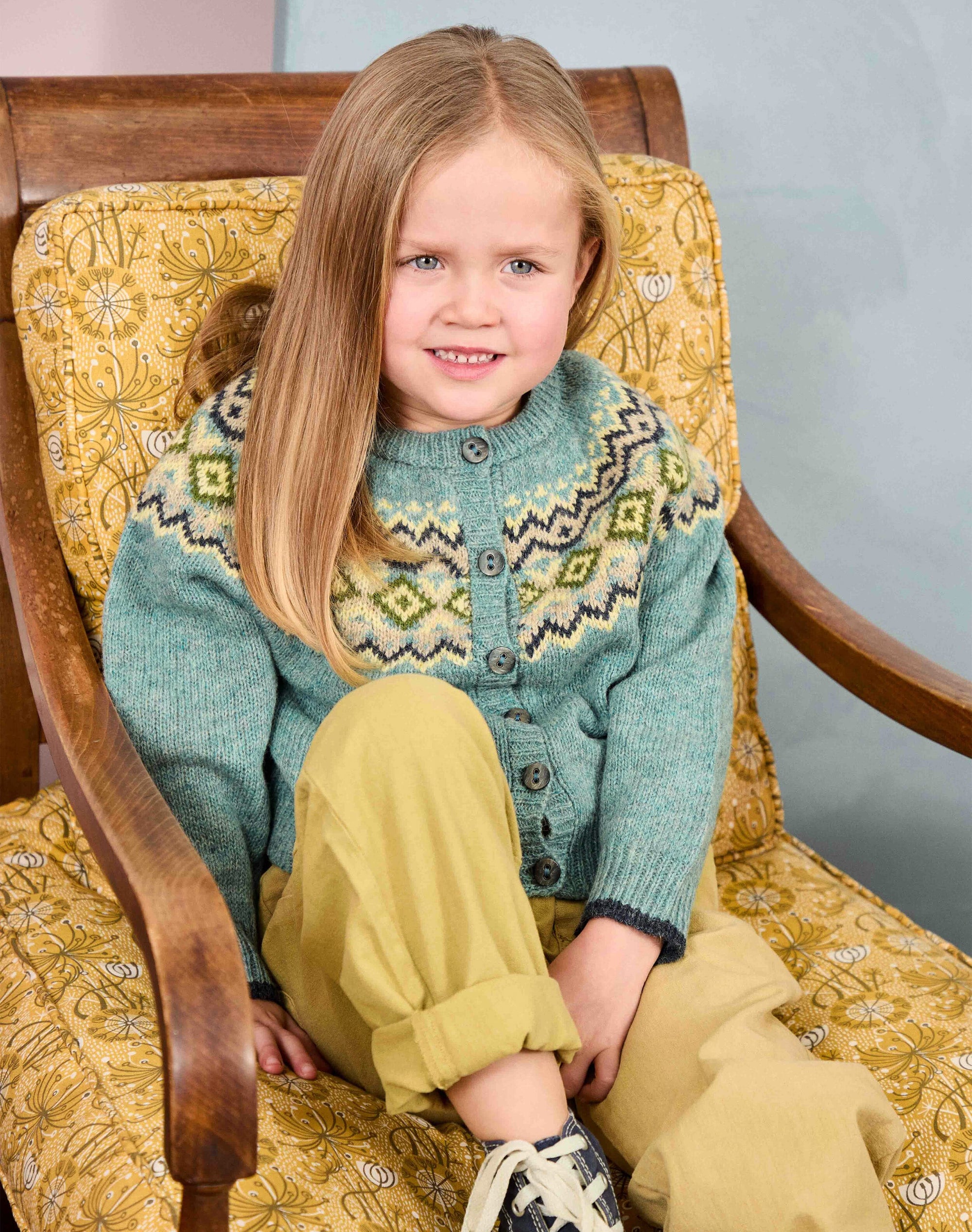Wool Fair Isle Cardigan