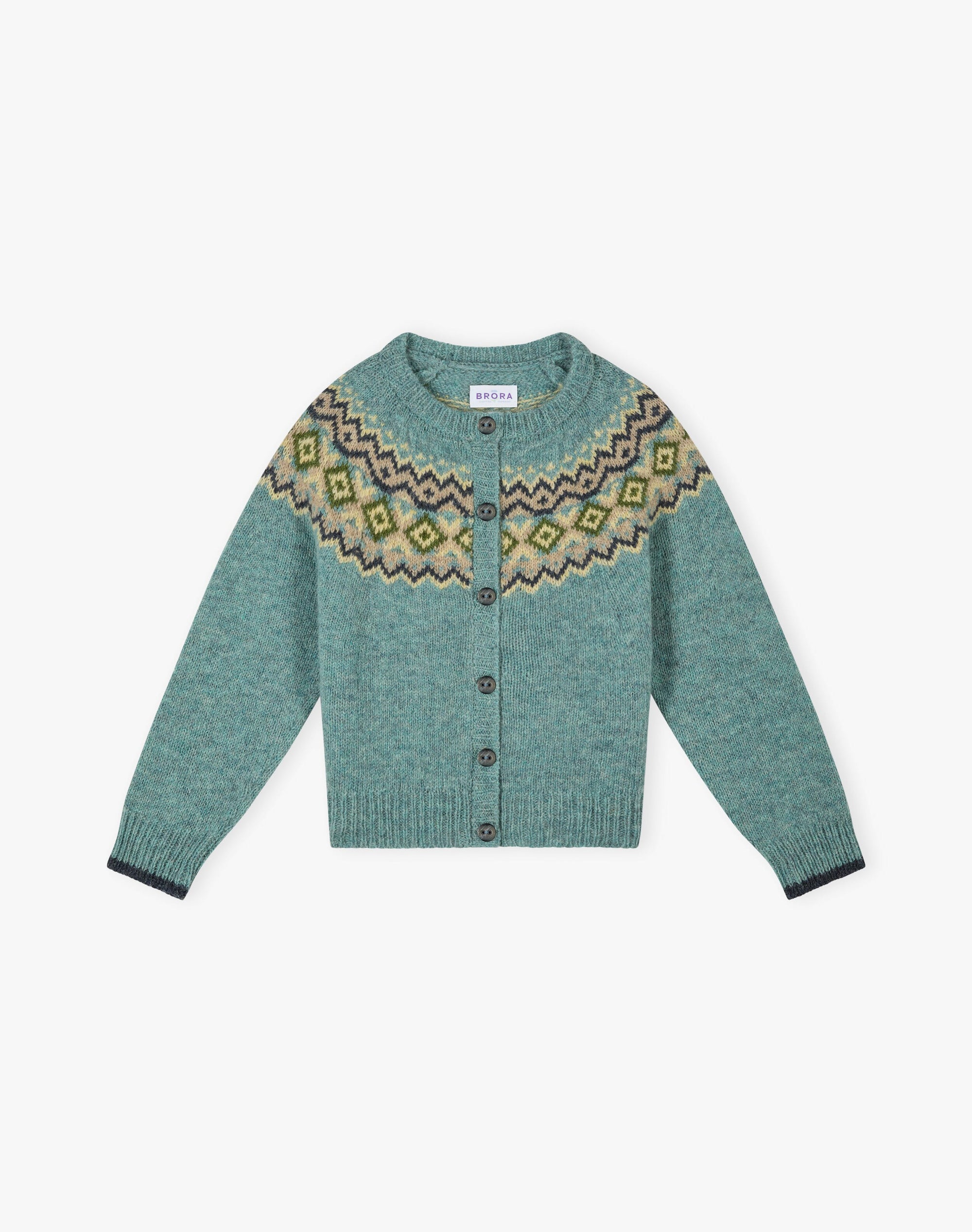 Wool Fair Isle Cardigan