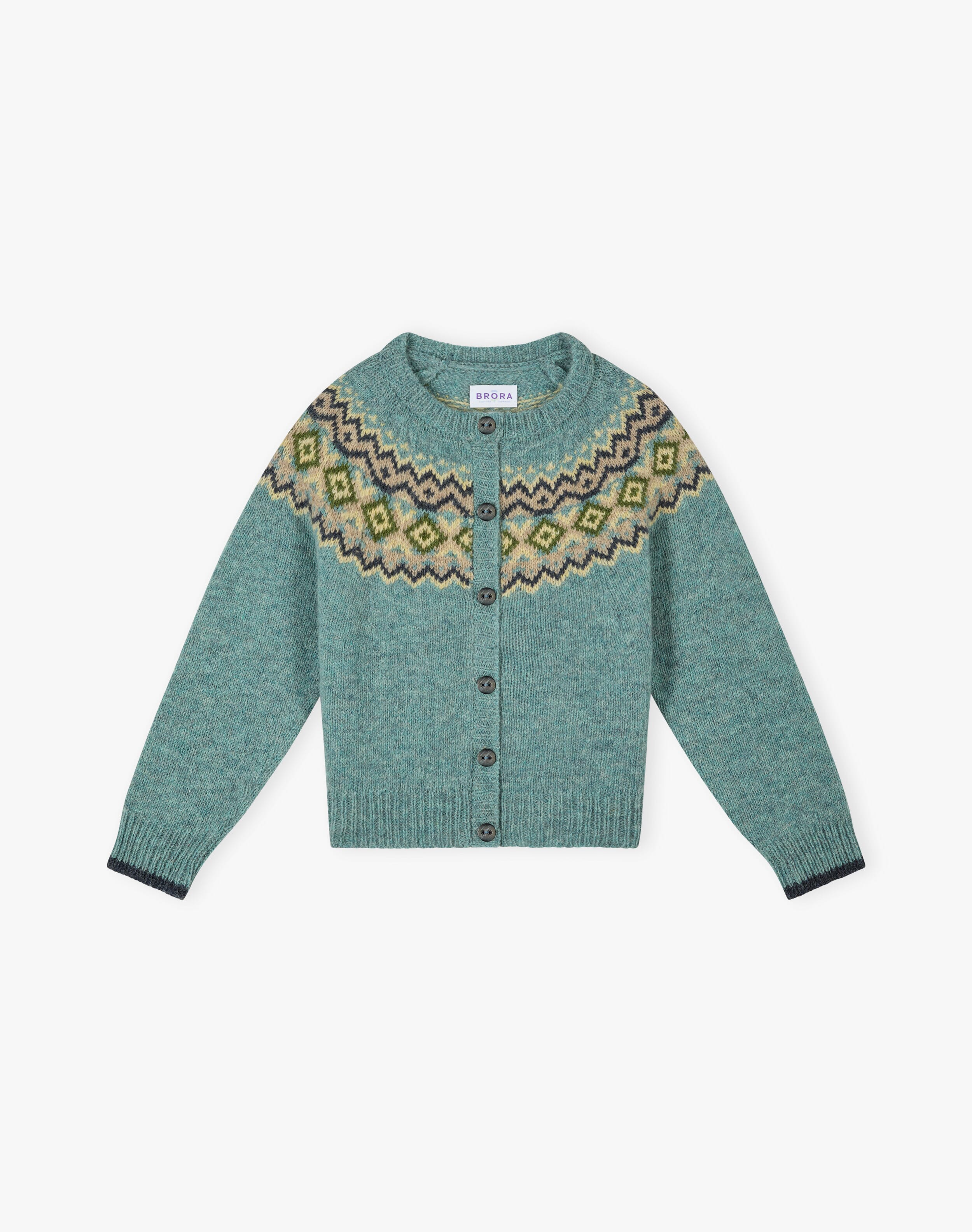 Wool Fair Isle Cardigan