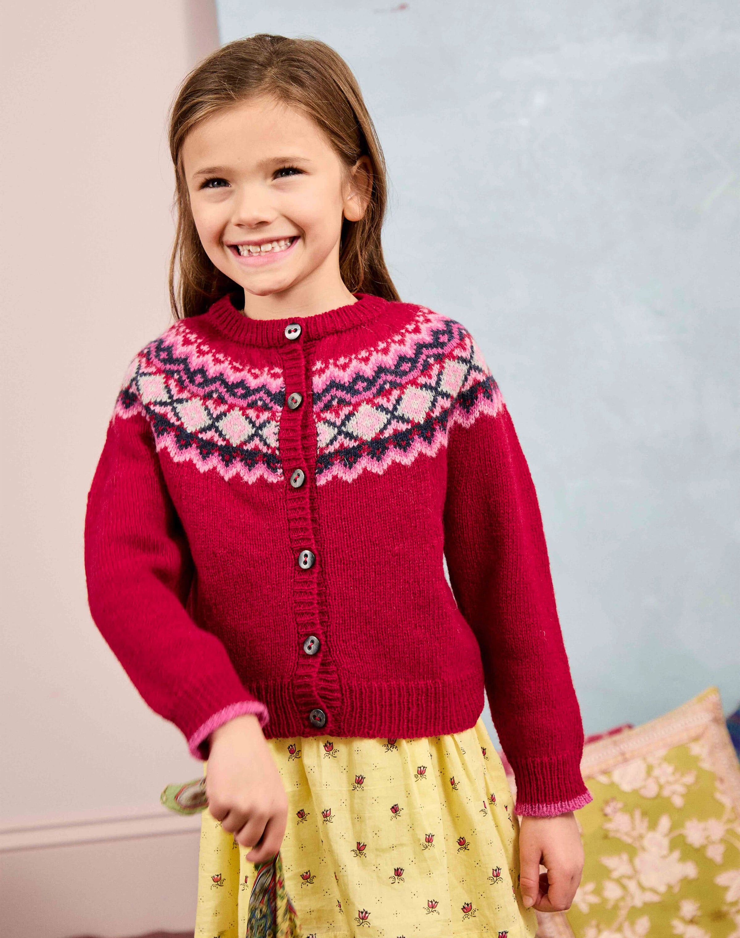 Wool Fair Isle Cardigan