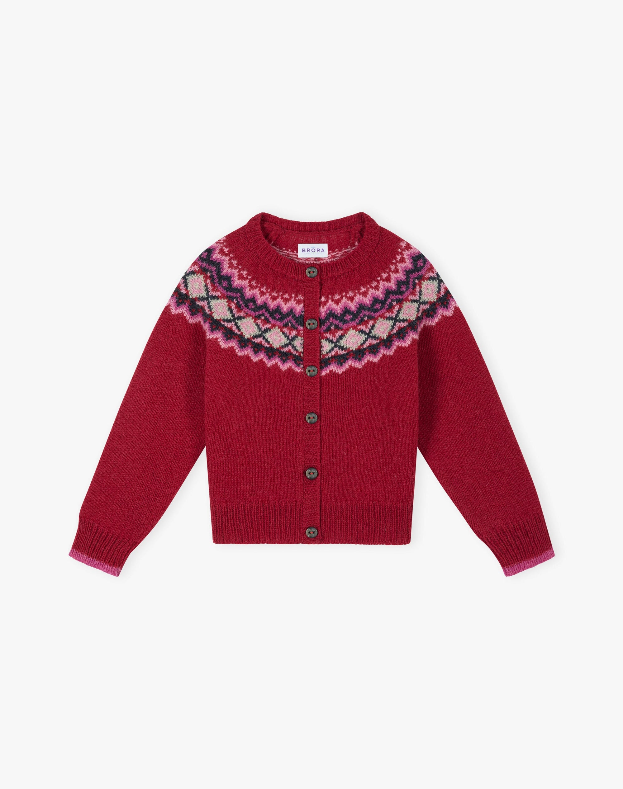 Wool Fair Isle Cardigan