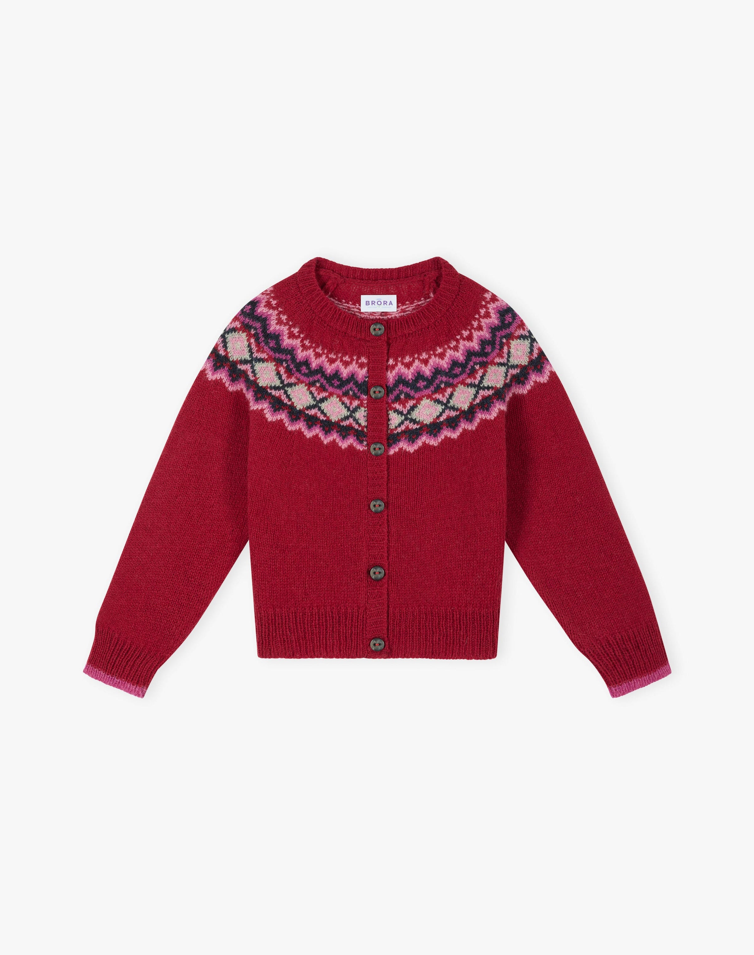 Wool Fair Isle Cardigan