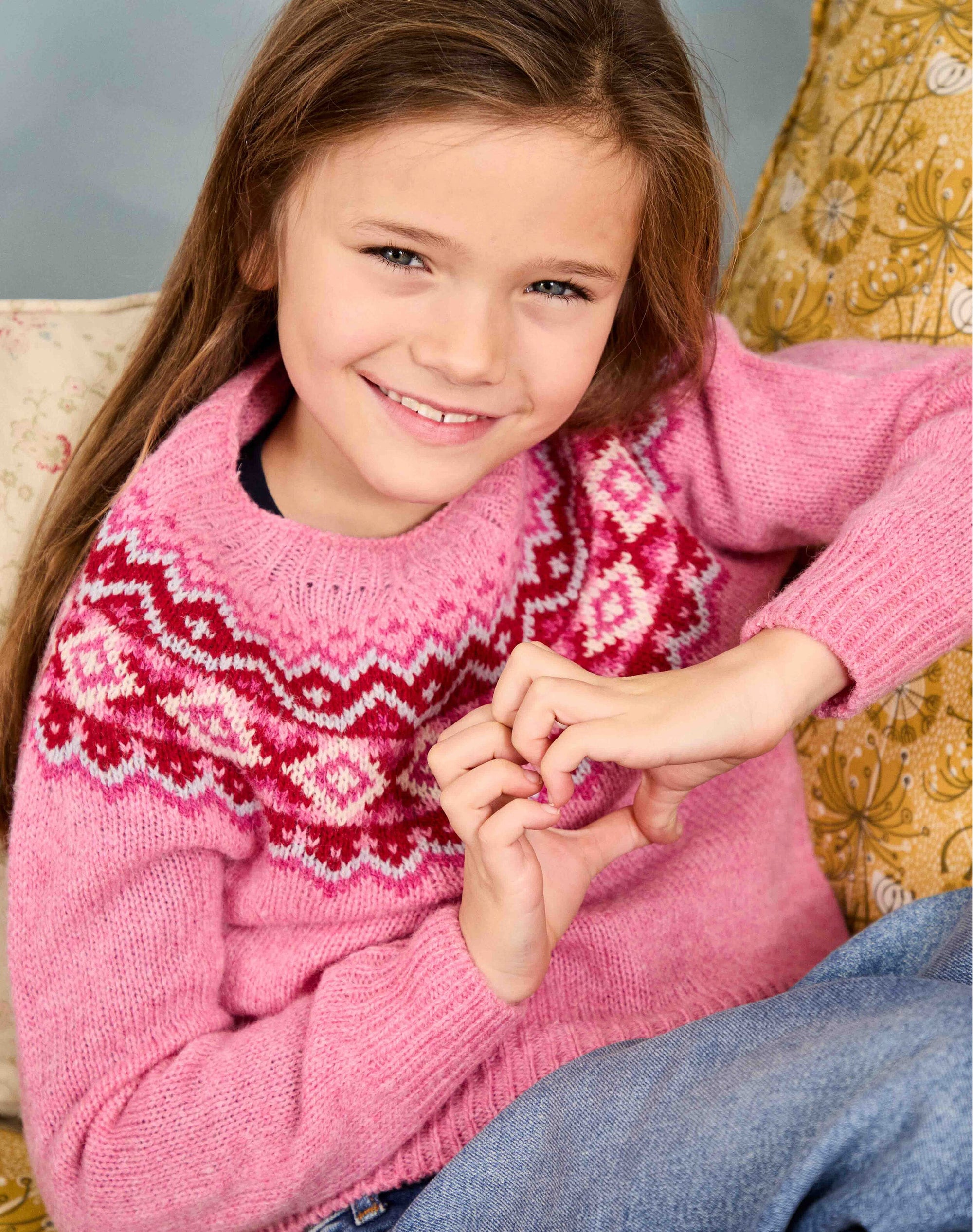 Wool Fair Isle Yoke Jumper