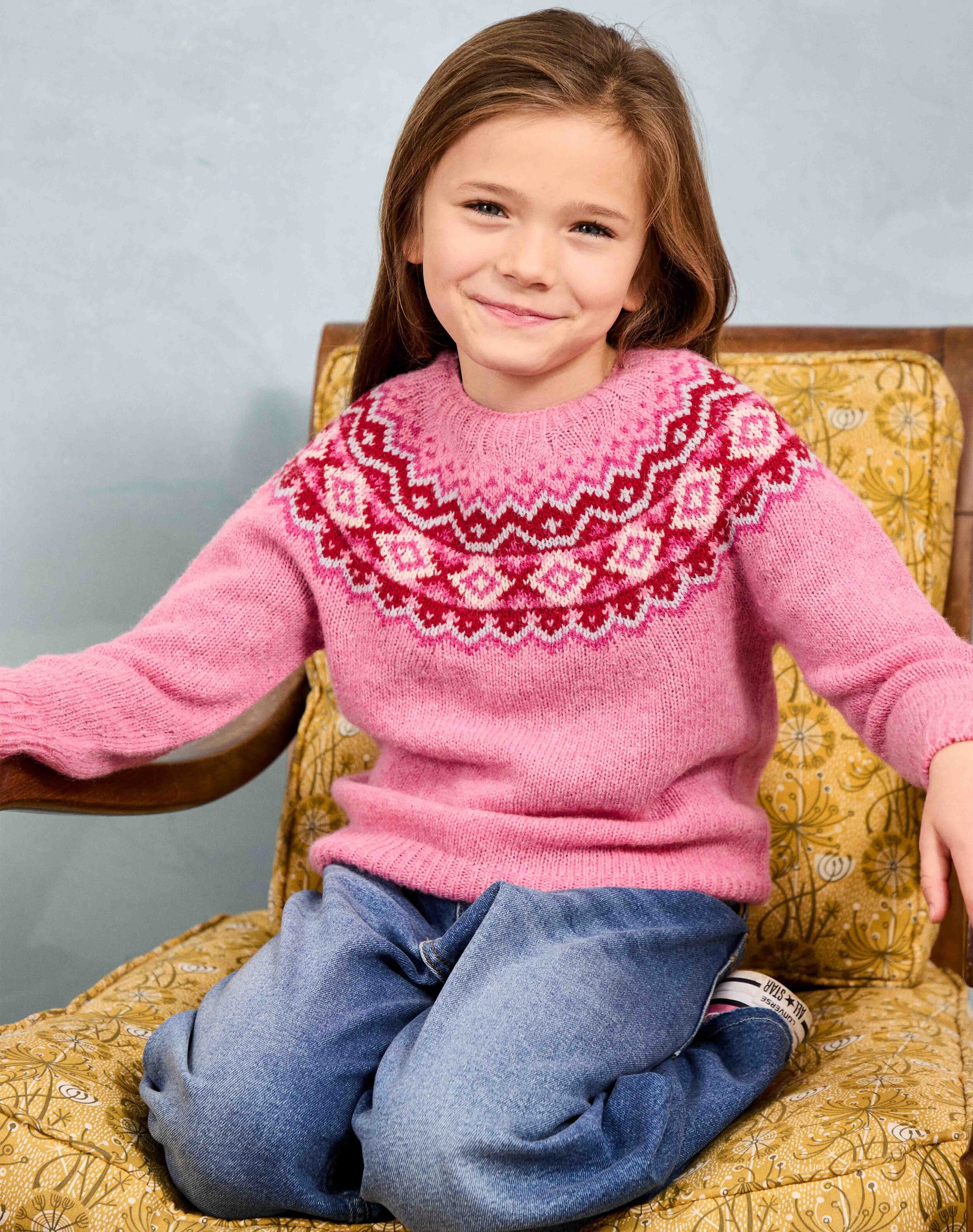 Wool Fair Isle Yoke Jumper