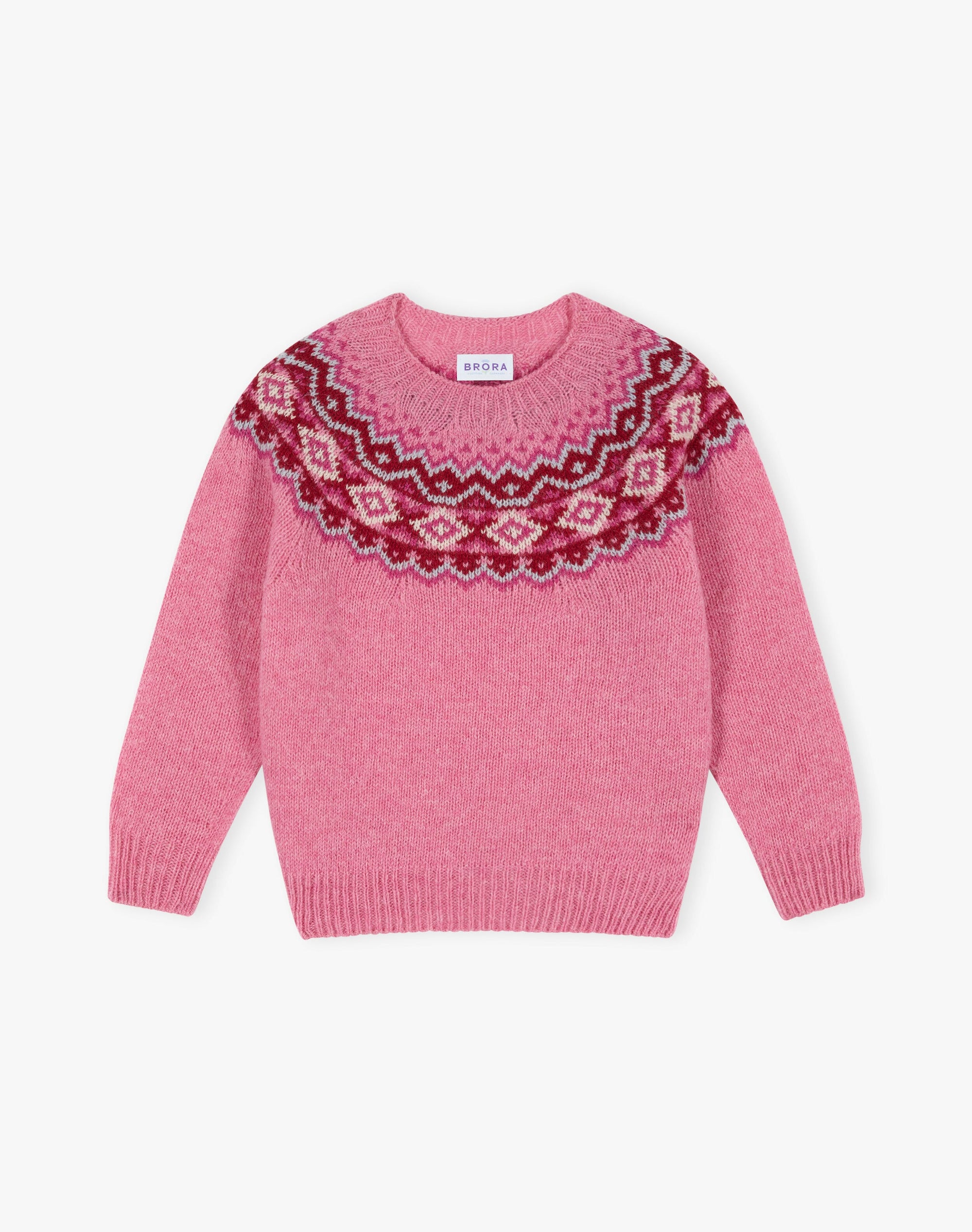 Wool Fair Isle Yoke Jumper