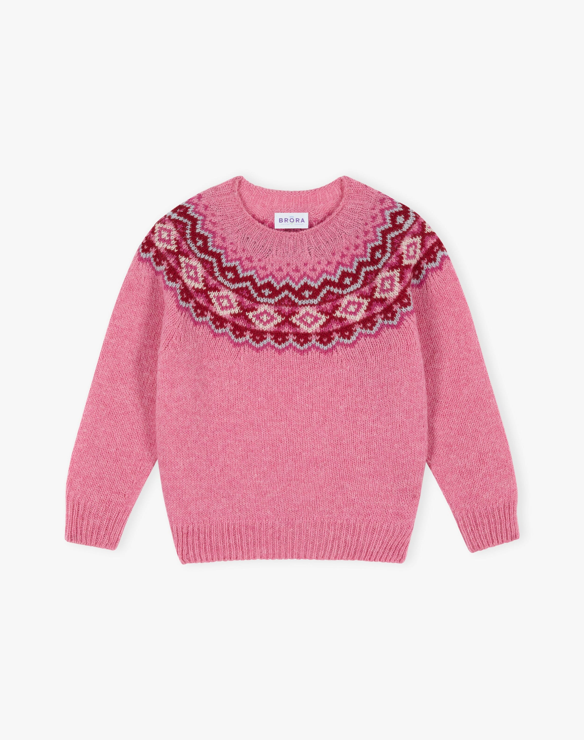 Wool Fair Isle Yoke Jumper