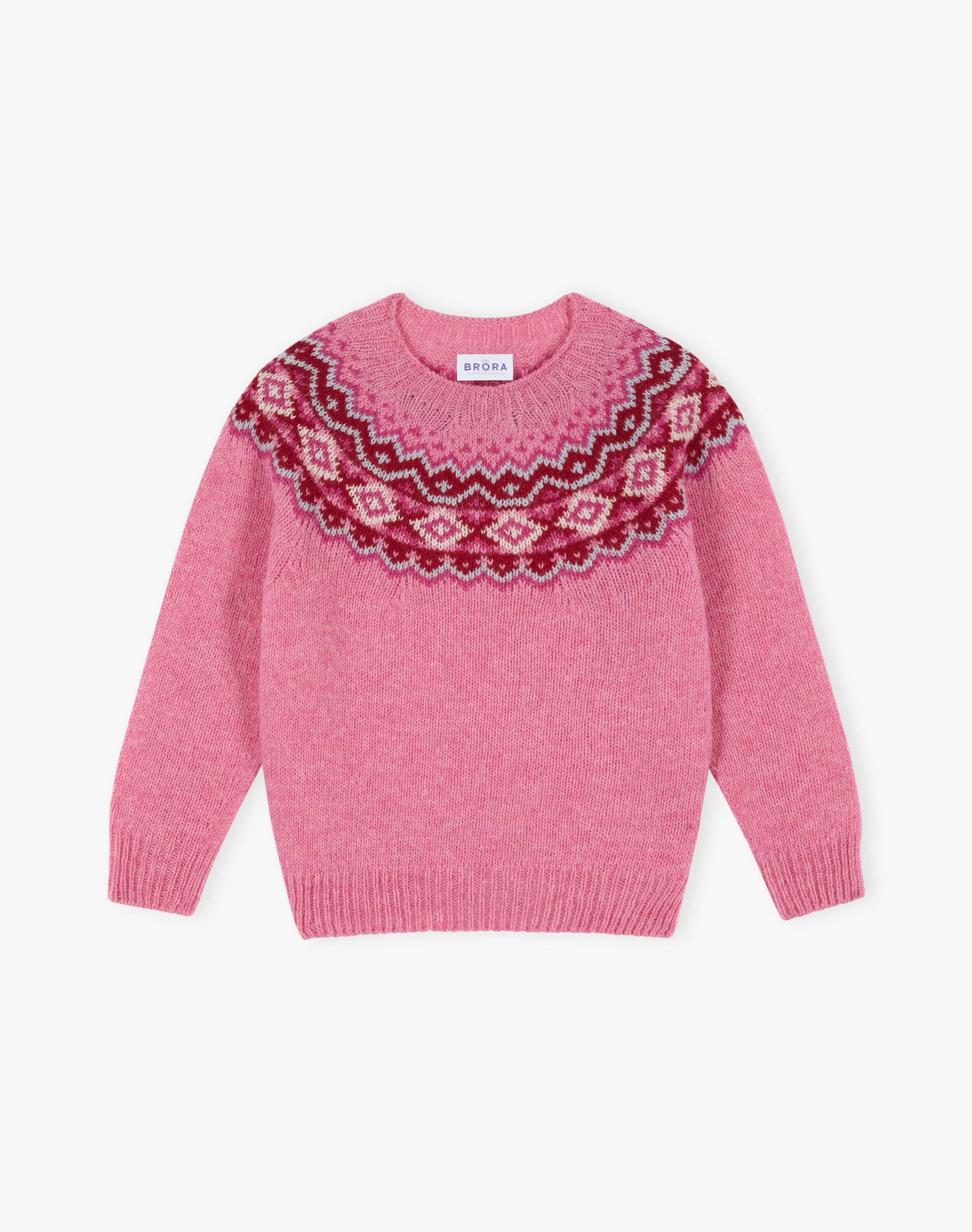 Wool Fair Isle Yoke Jumper