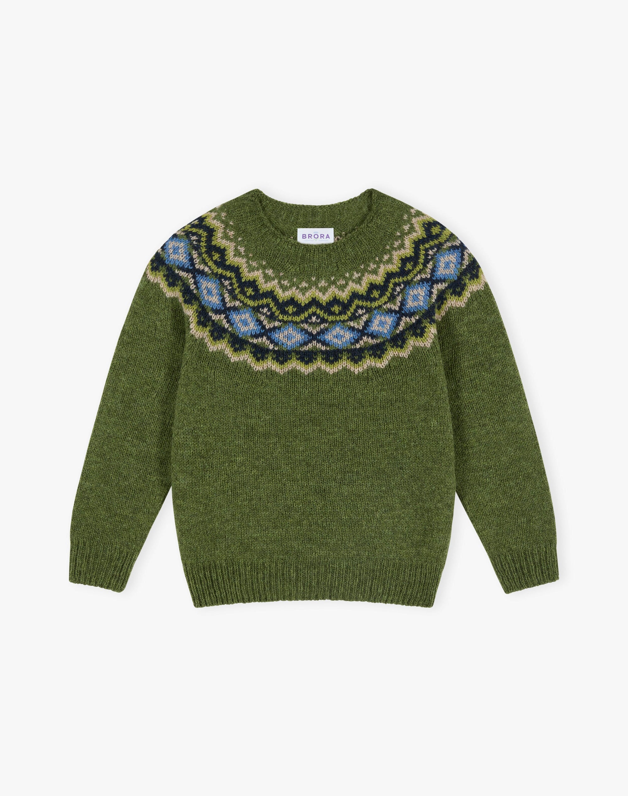 Wool Fair Isle Yoke Jumper