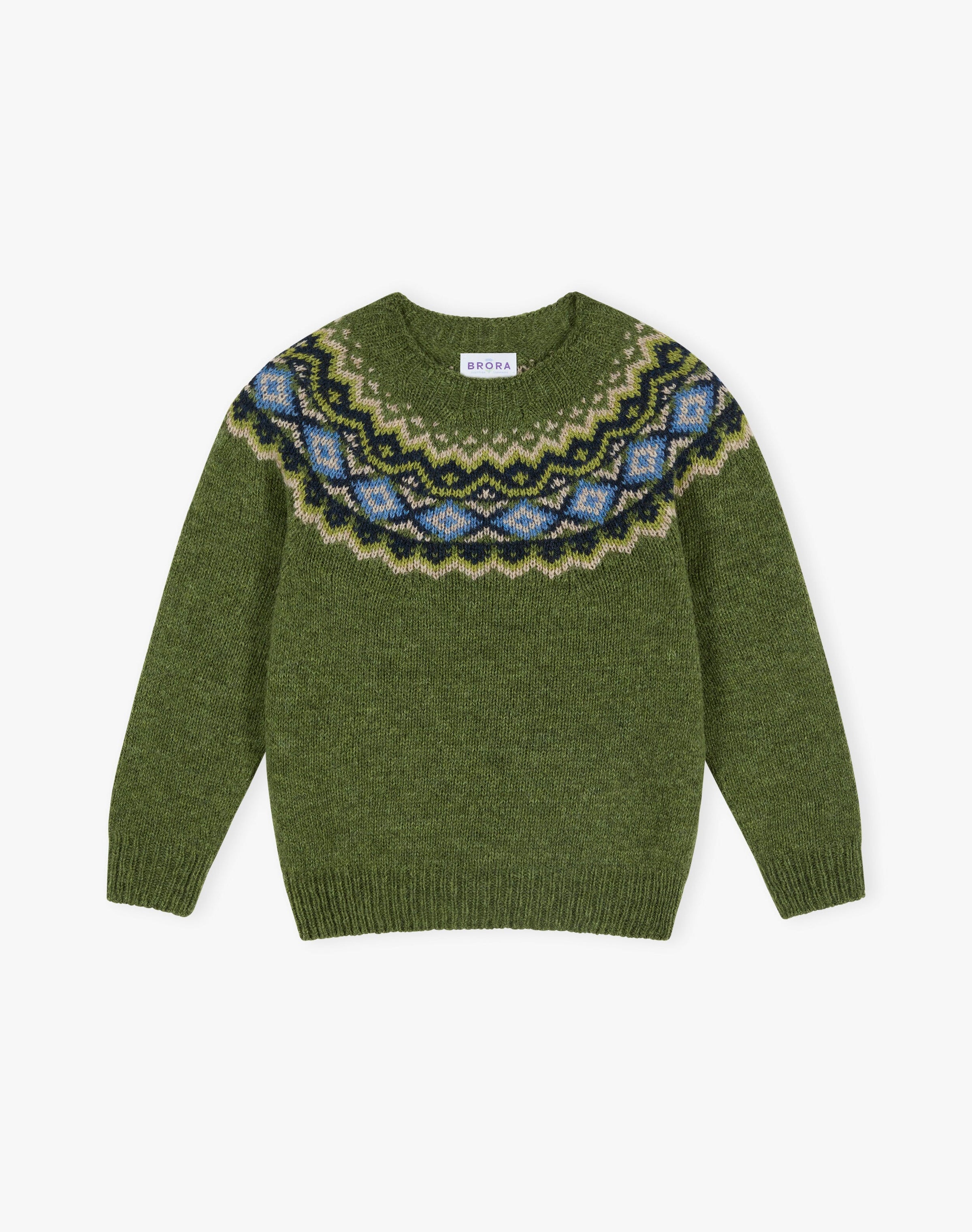 Wool Fair Isle Yoke Jumper