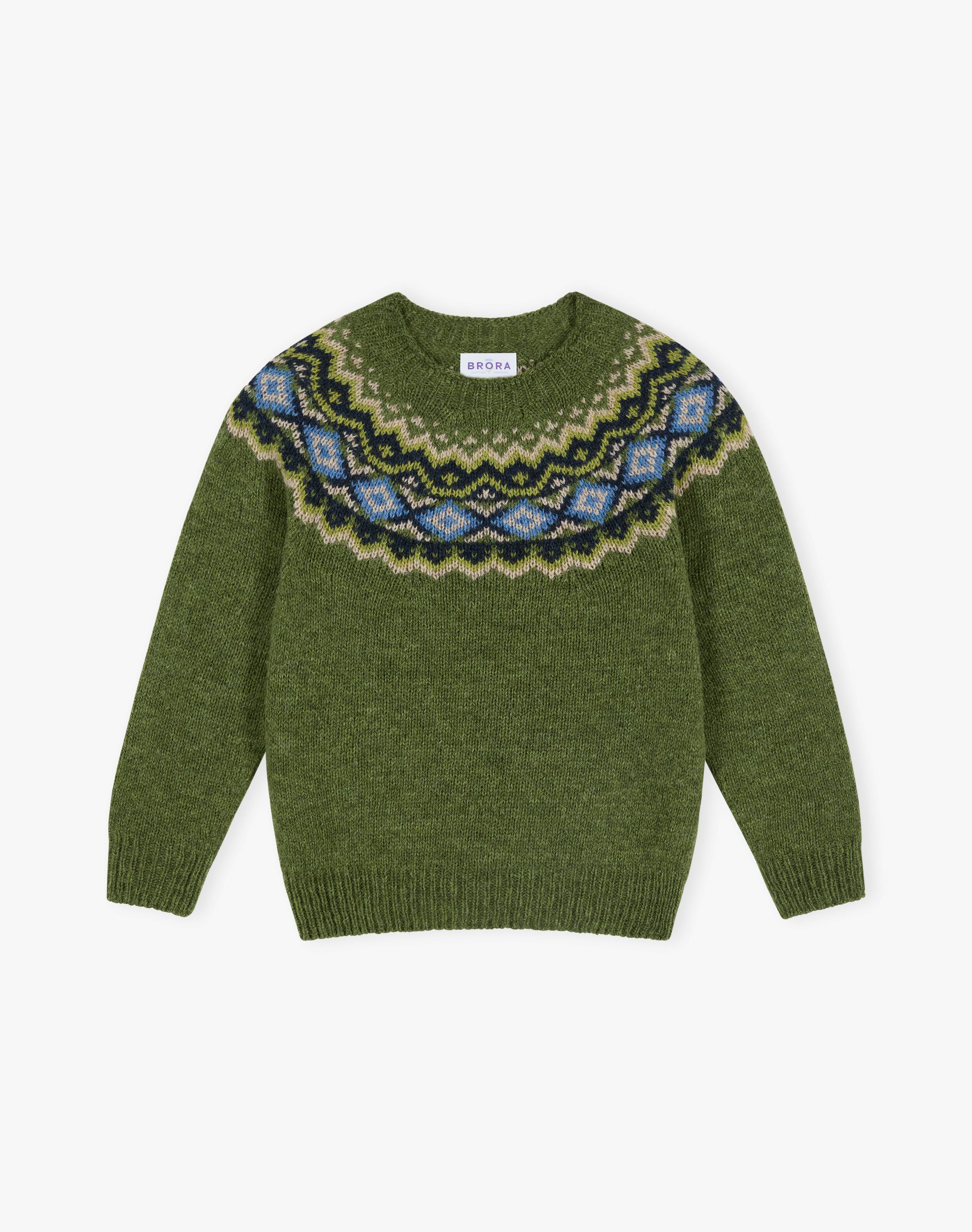 Wool Fair Isle Yoke Jumper