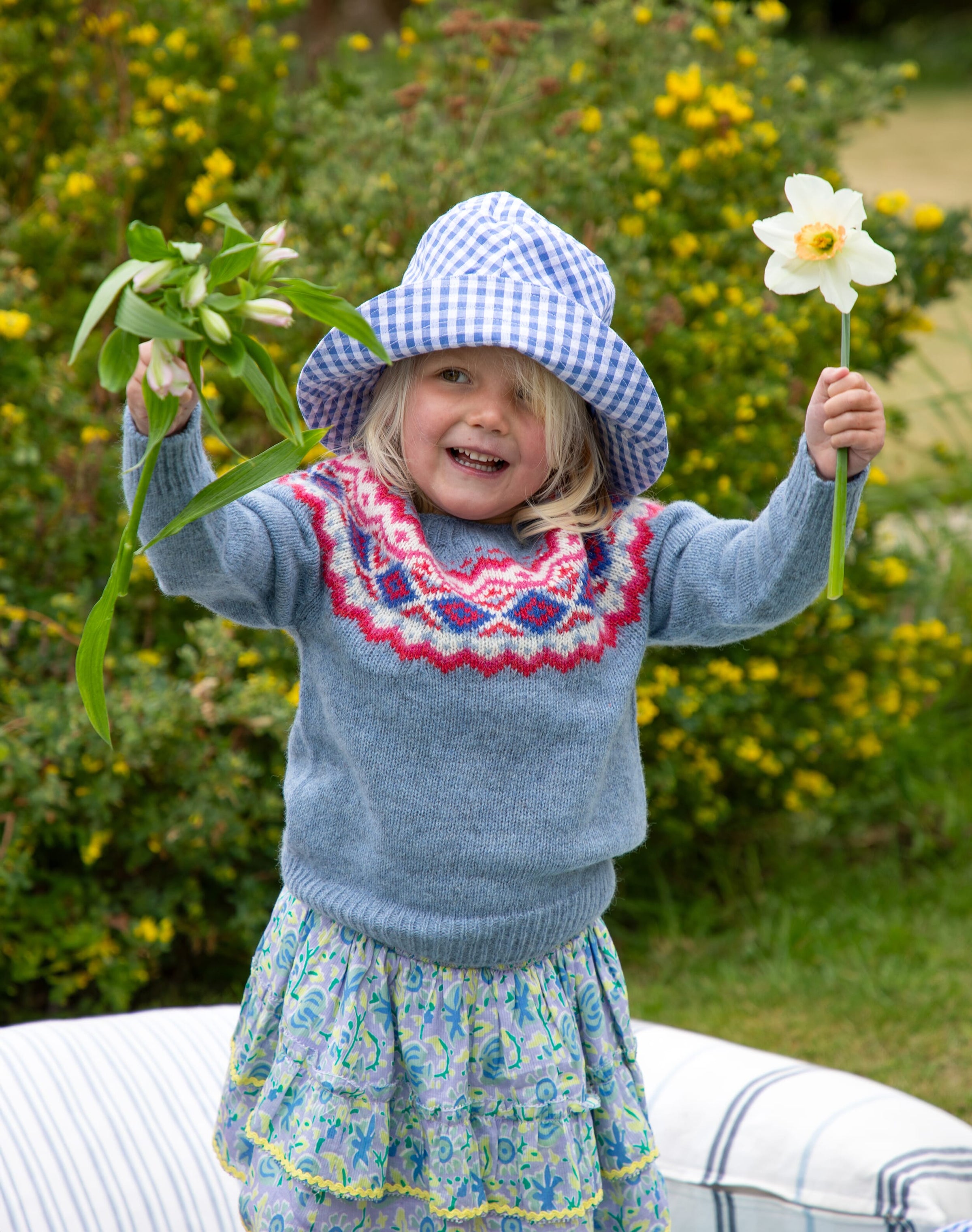 Wool Fair Isle Yoke Jumper