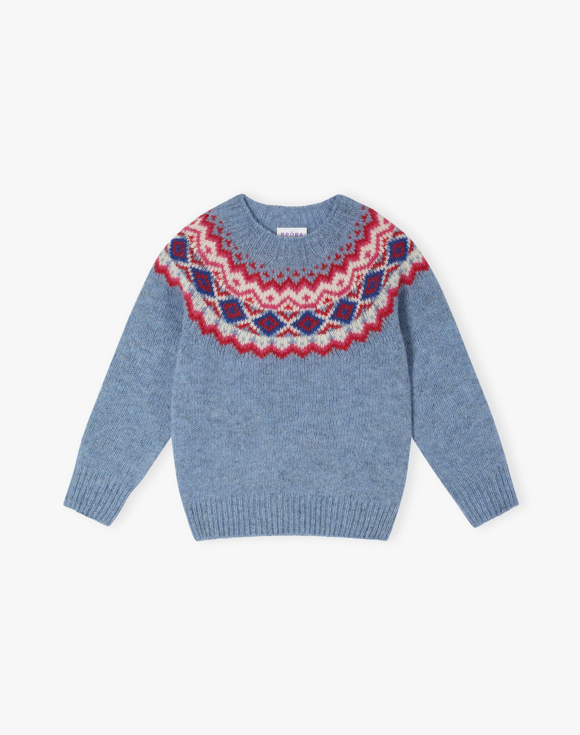 Wool Fair Isle Yoke Jumper