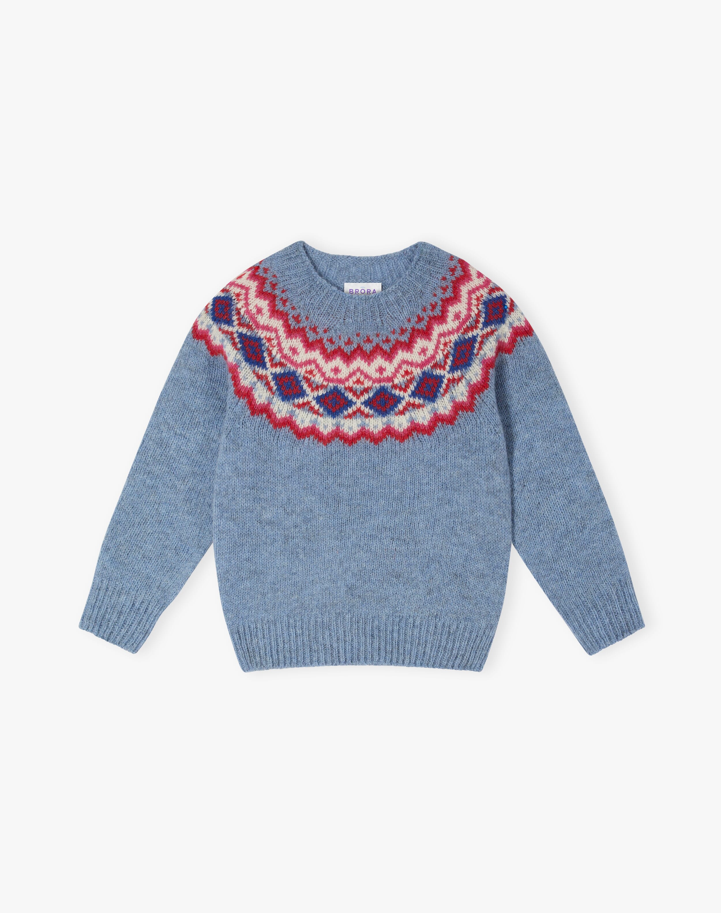 Wool Fair Isle Yoke Jumper