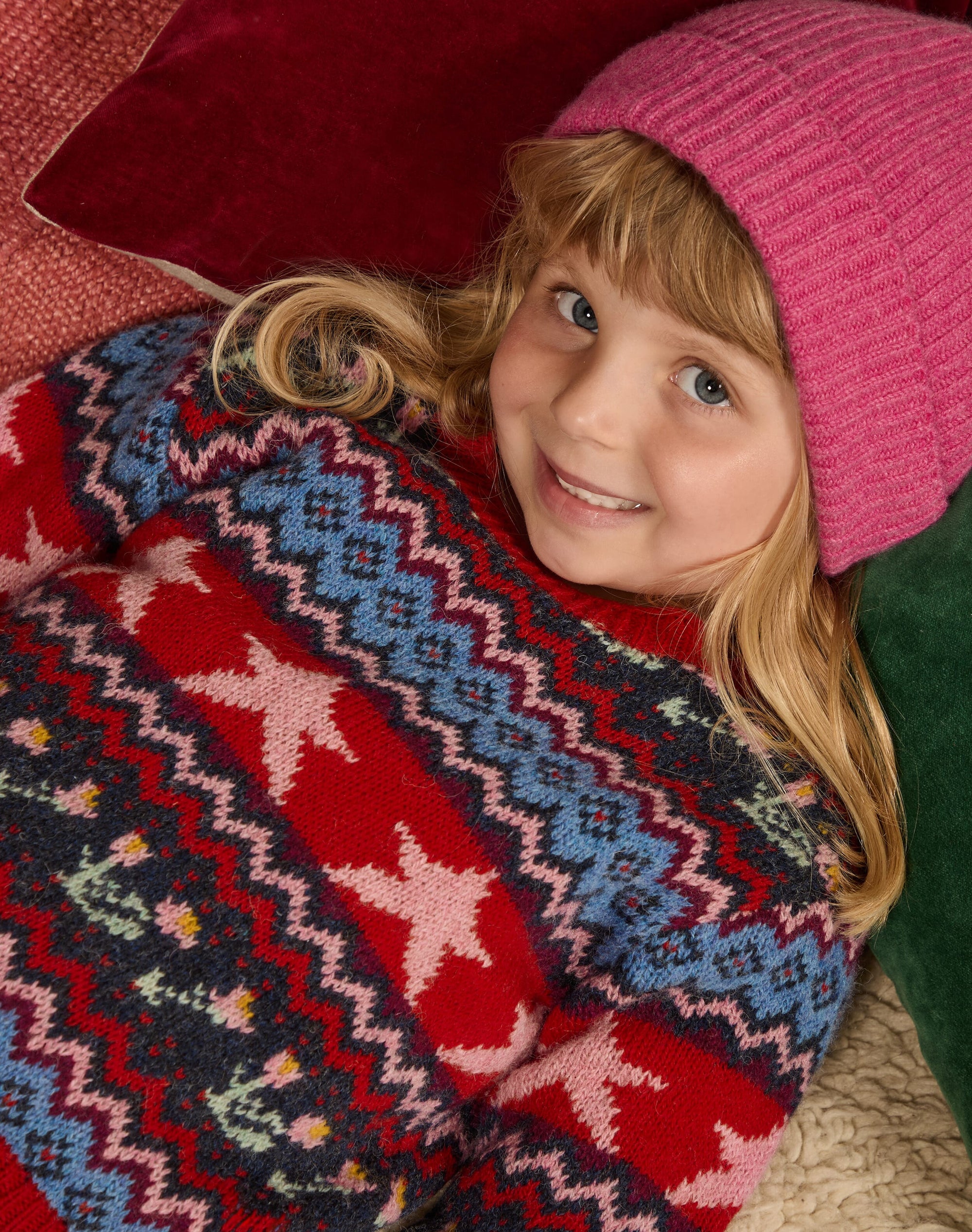 Flower & Star Fair Isle Wool Jumper