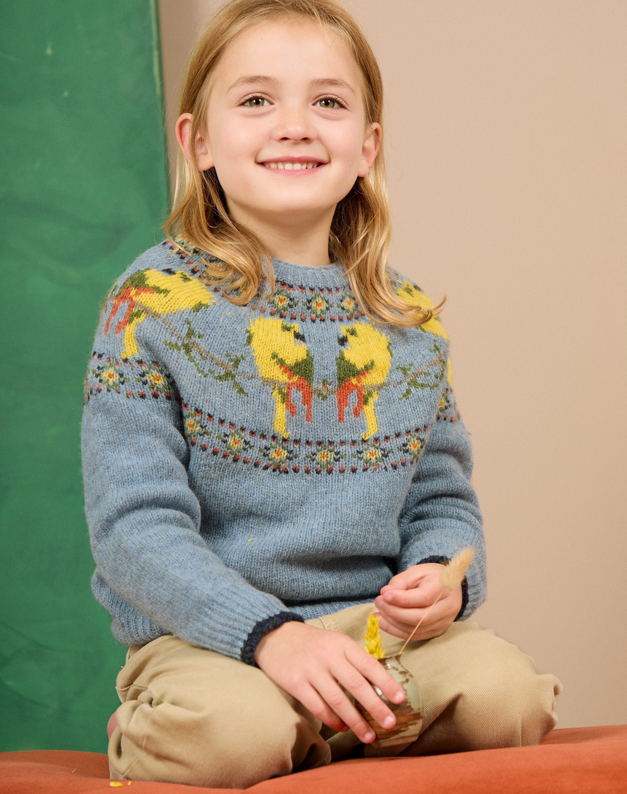 Wool Parrot Jumper