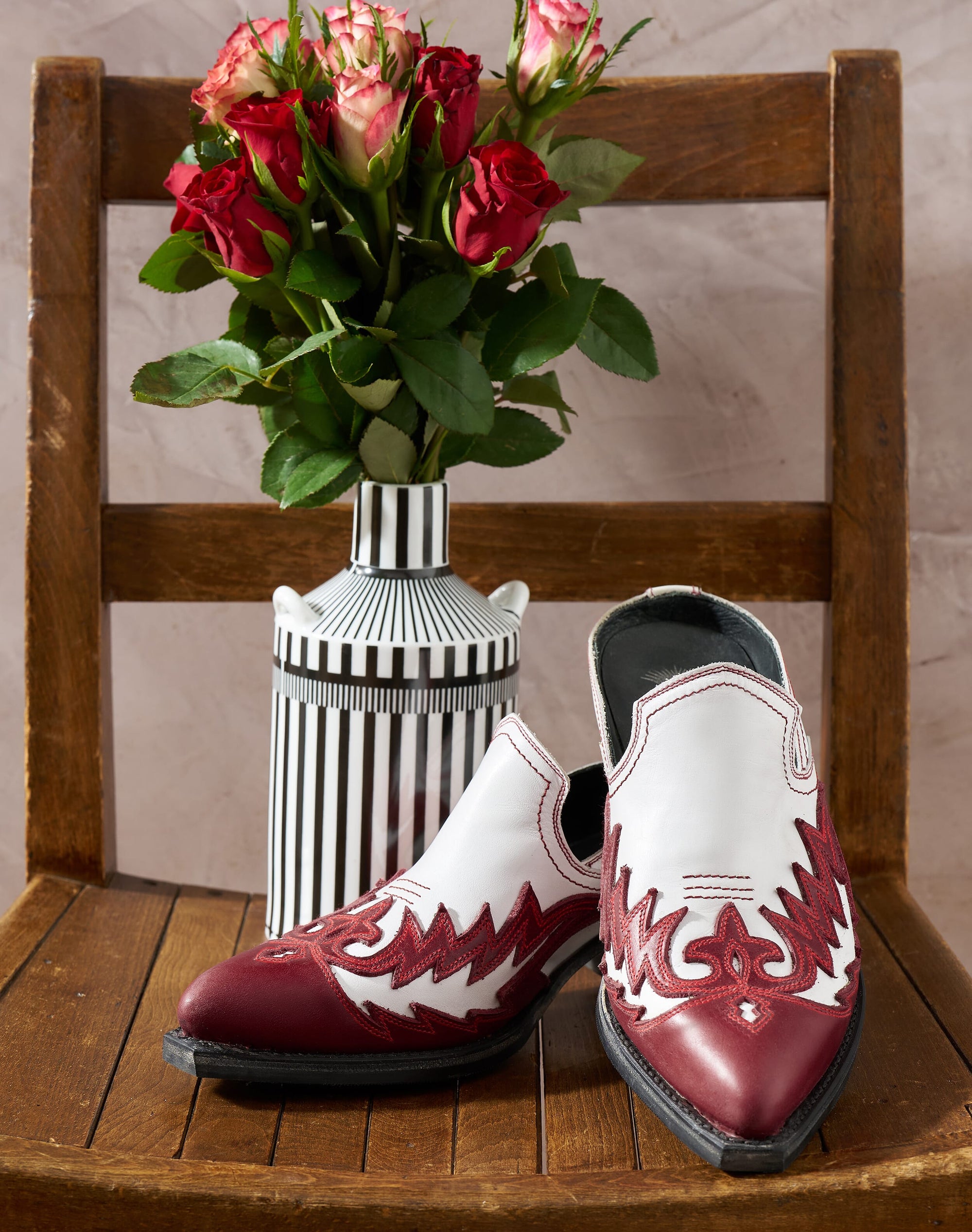 The Cowboy Patchwork Mules