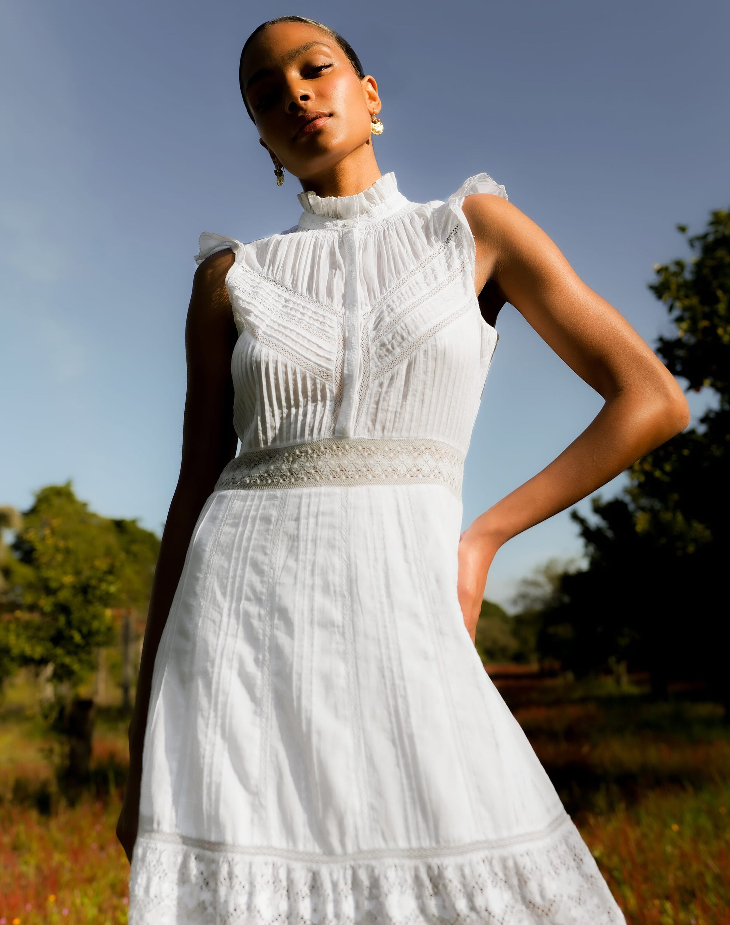 The Organic Cotton Lace Dress
