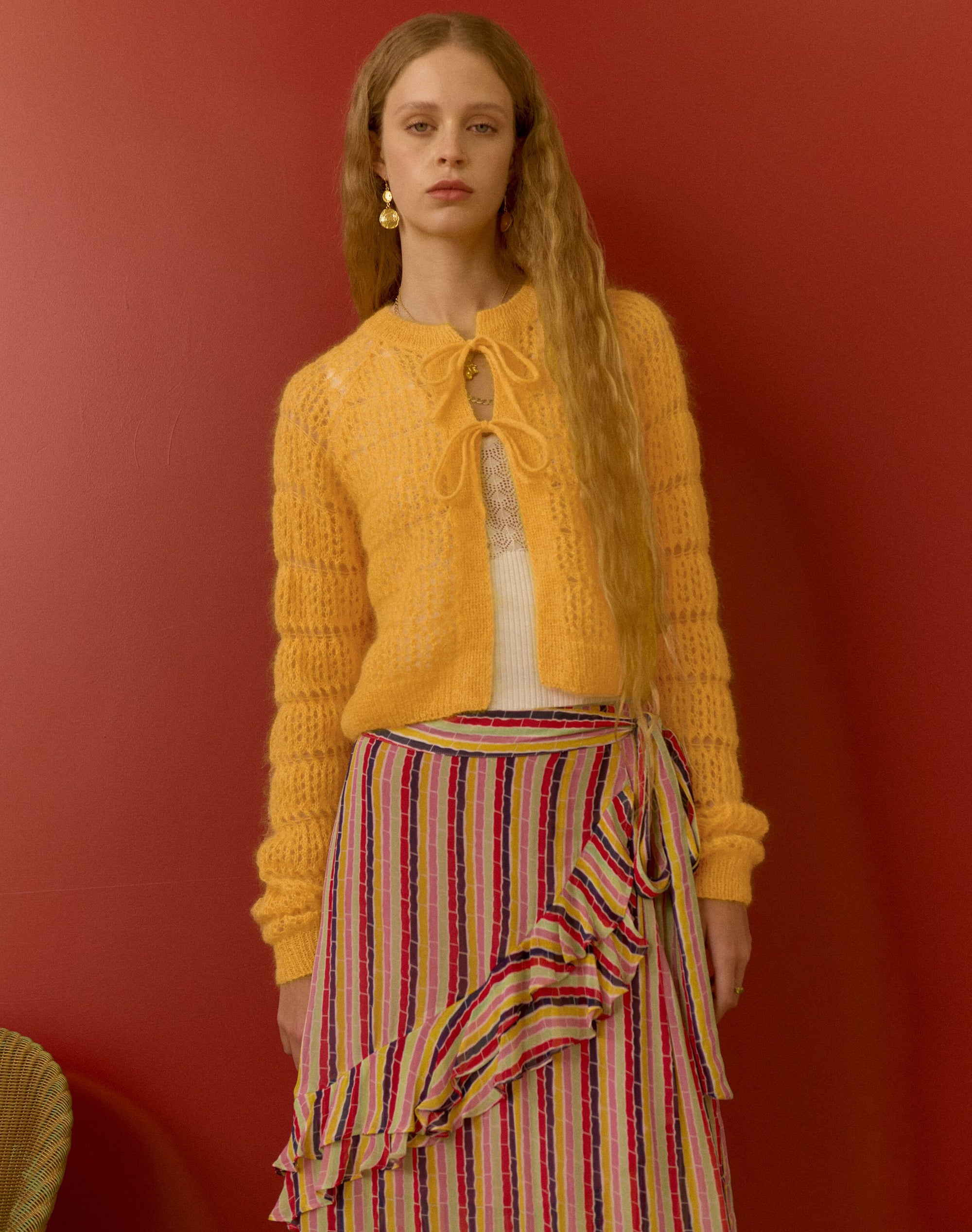 The Mohair Lace Knit Cardigan
