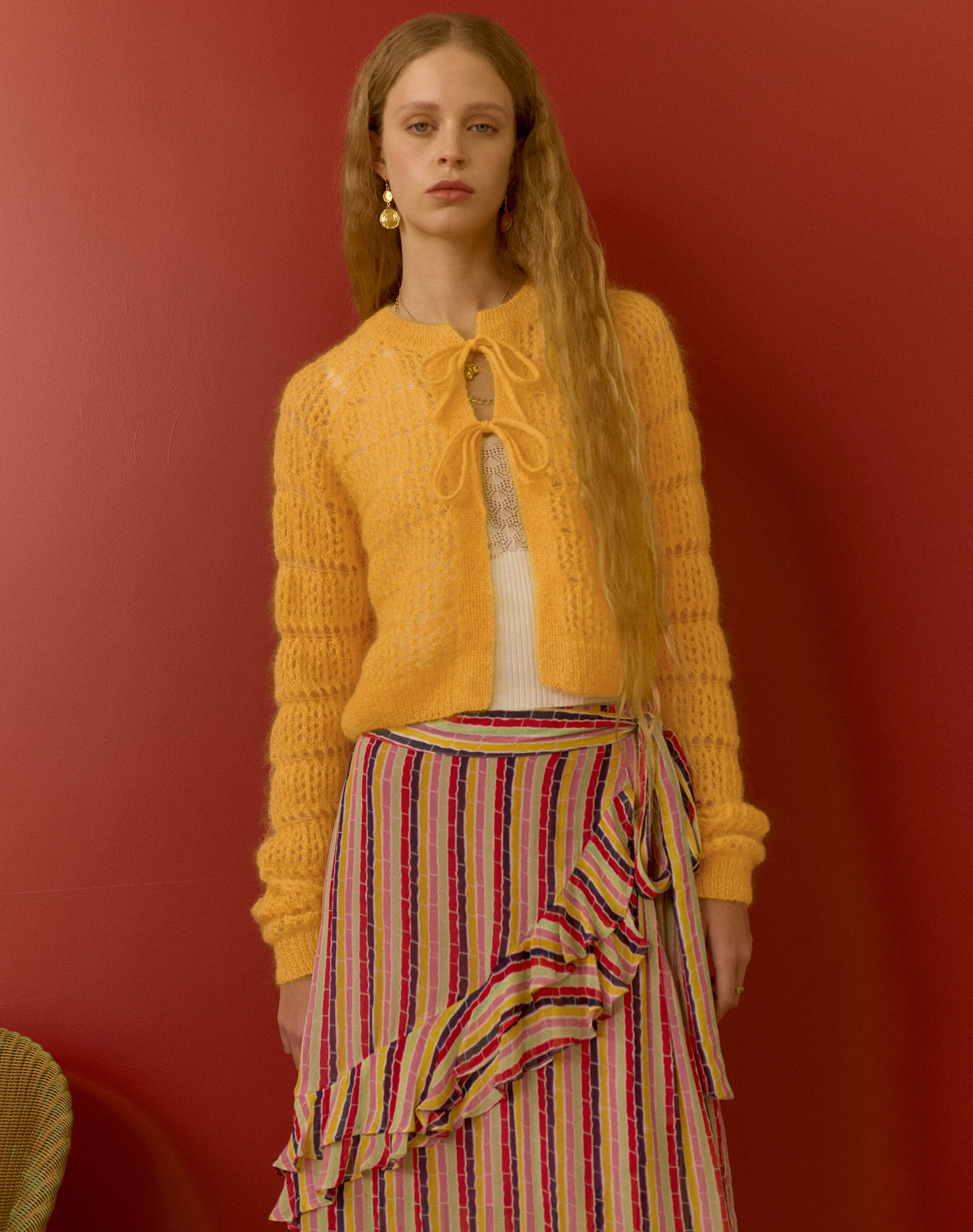 The Mohair Lace Knit Cardigan