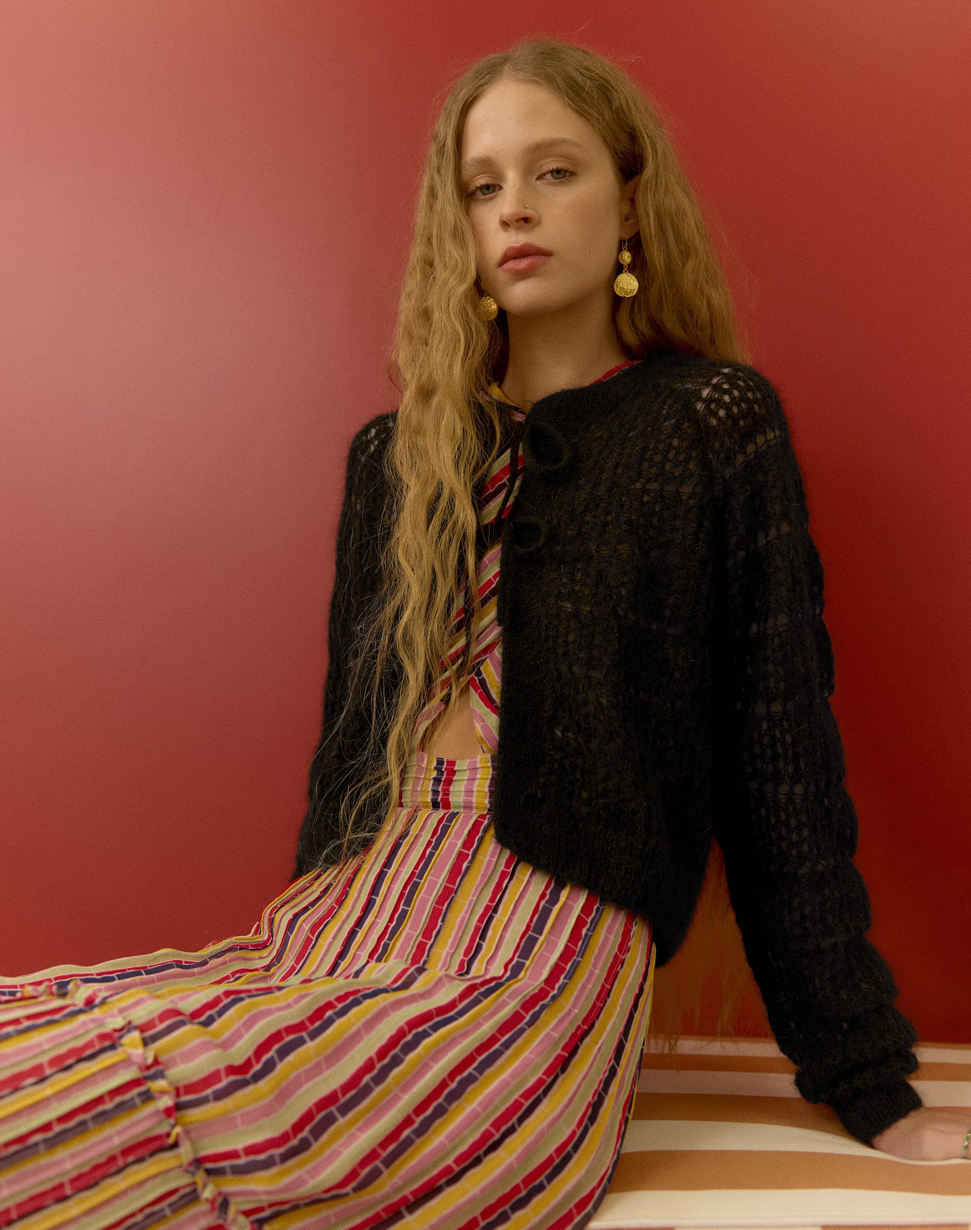 The Mohair Lace Knit Cardigan
