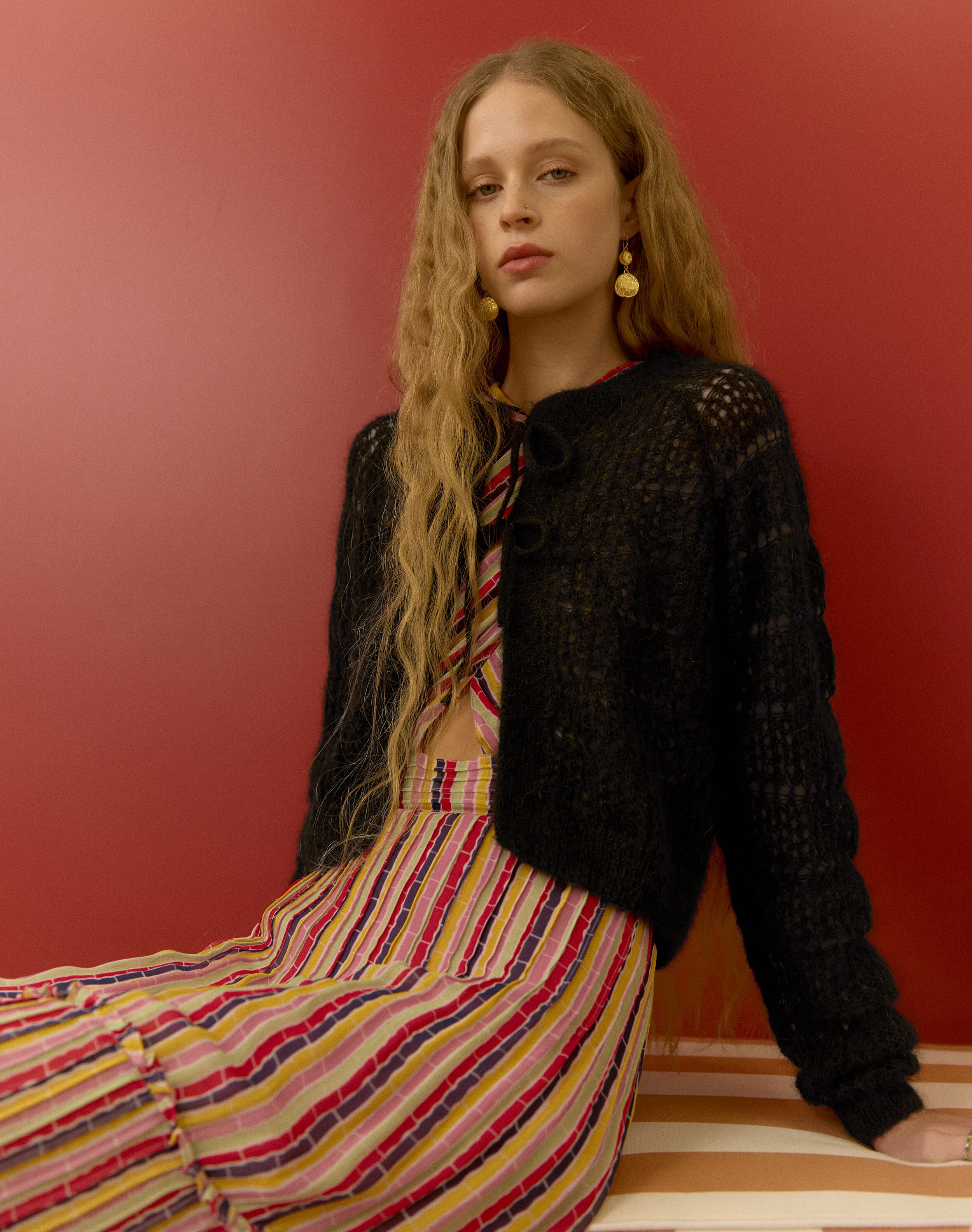 The Mohair Lace Knit Cardigan