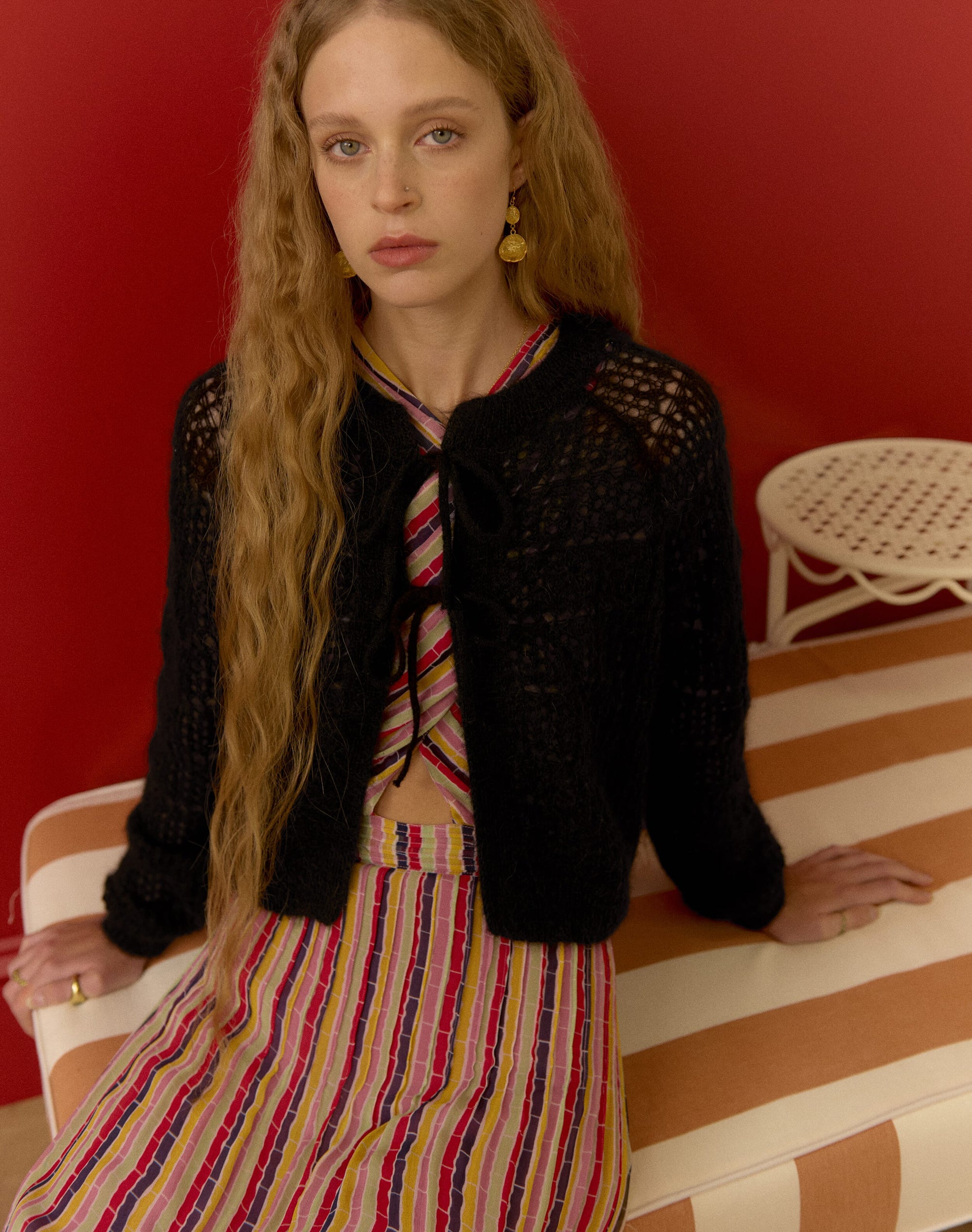 The Mohair Lace Knit Cardigan