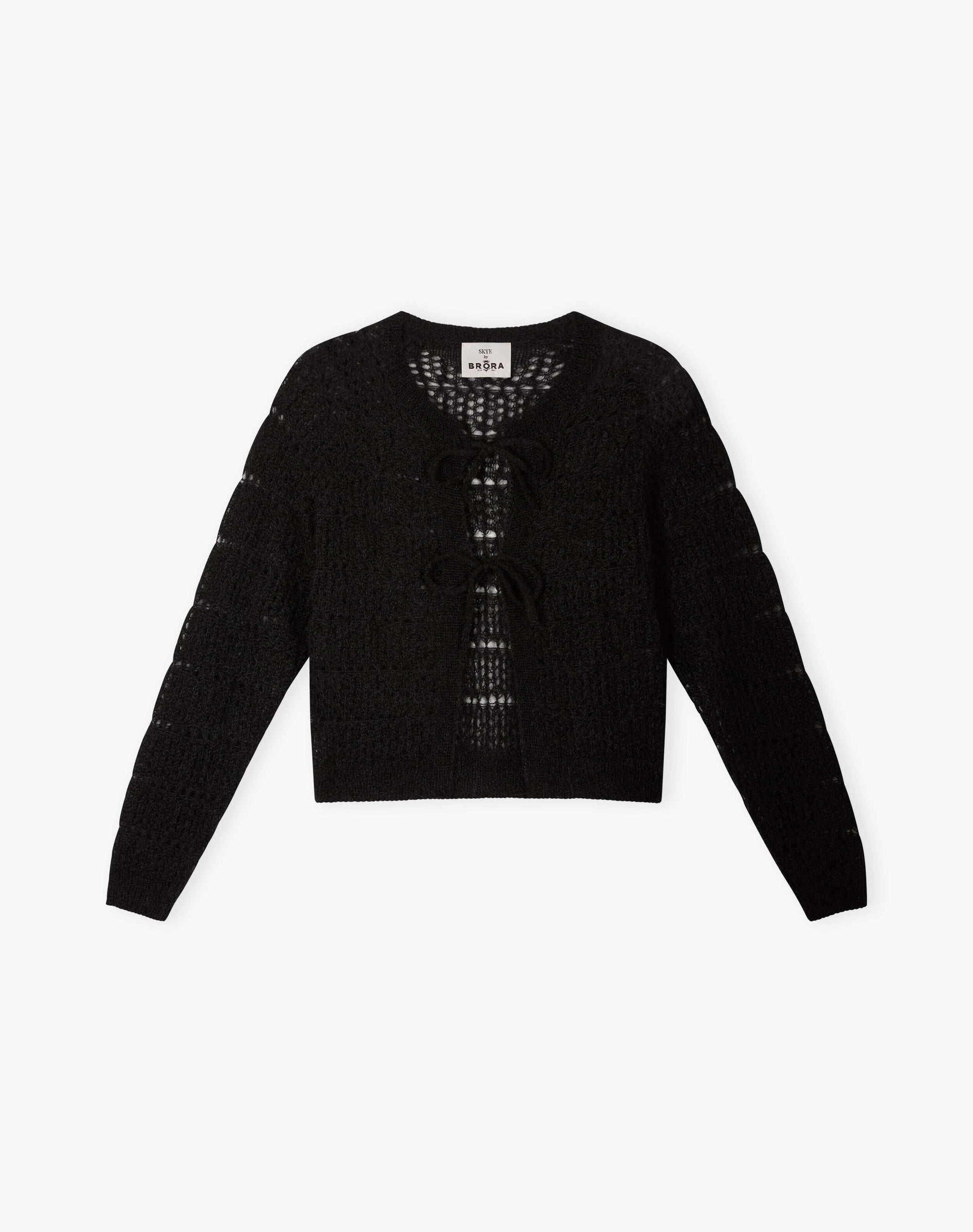 The Mohair Lace Knit Cardigan