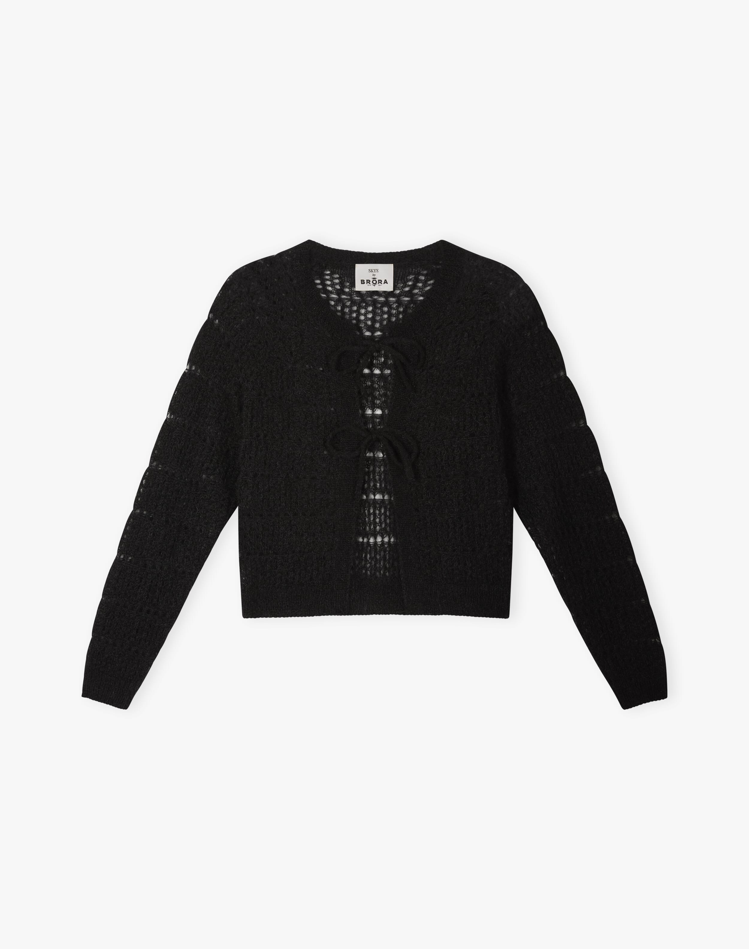 The Mohair Lace Knit Cardigan