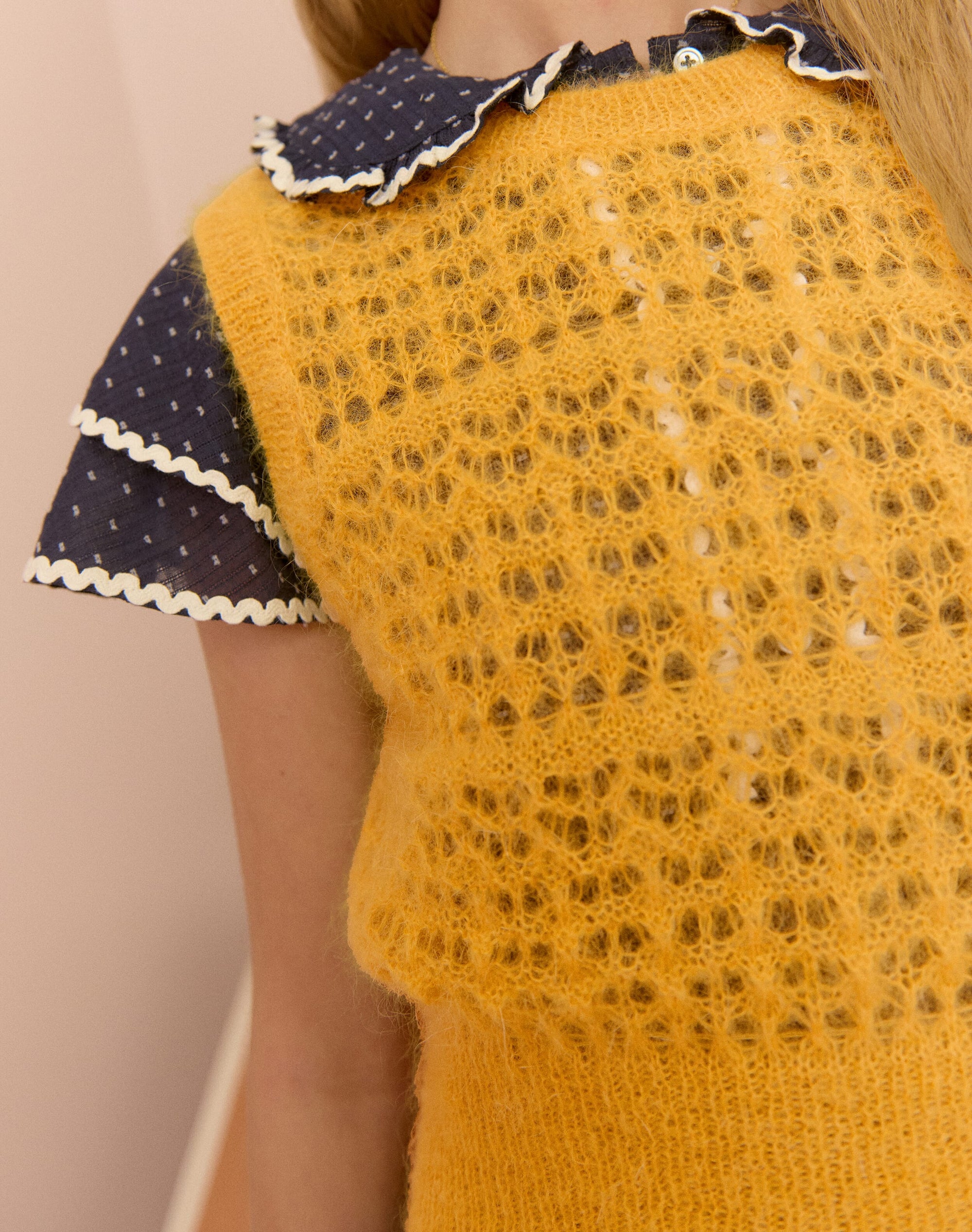 The Mohair Lace Knit Tank
