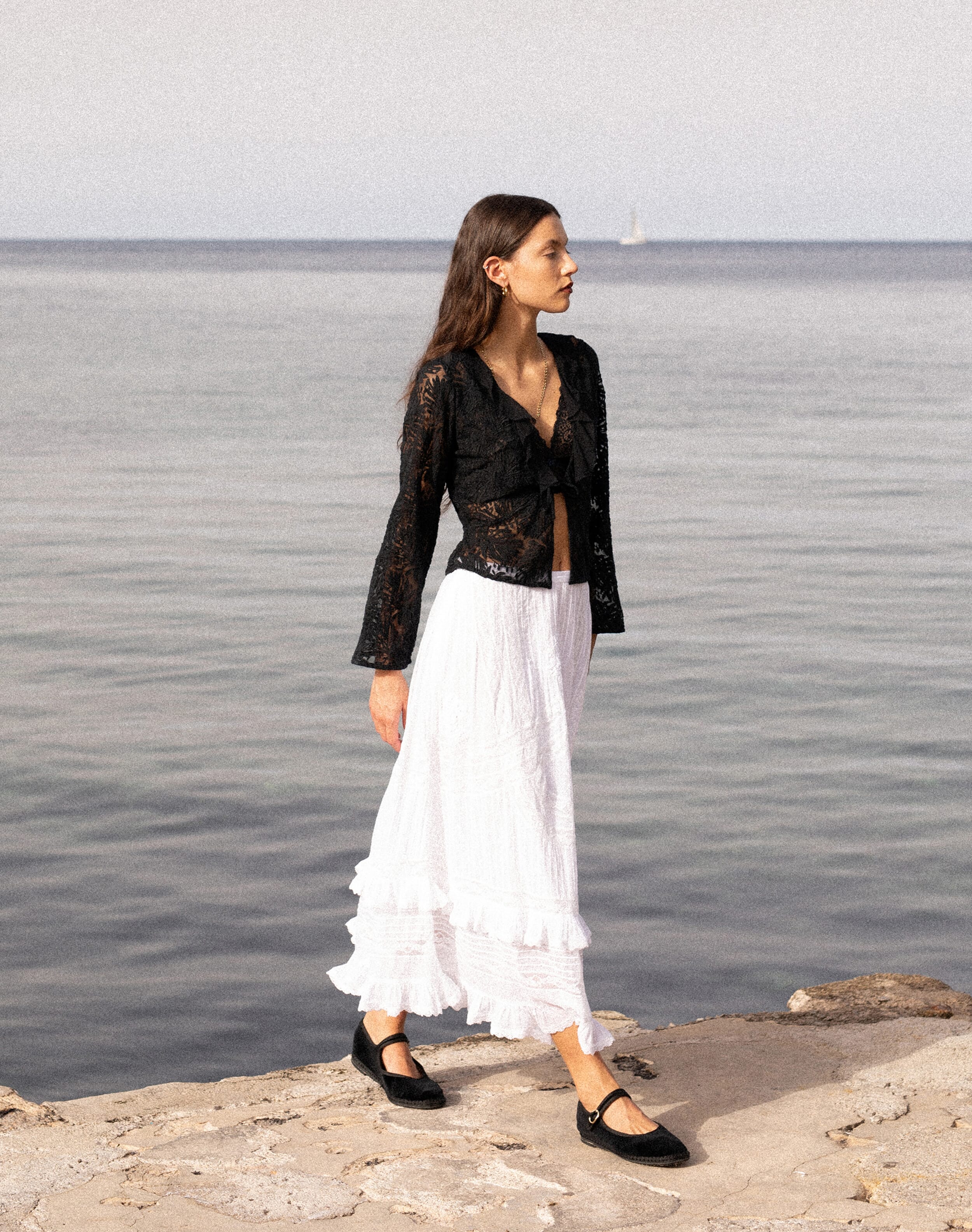 The Organic Cotton Lace Skirt
