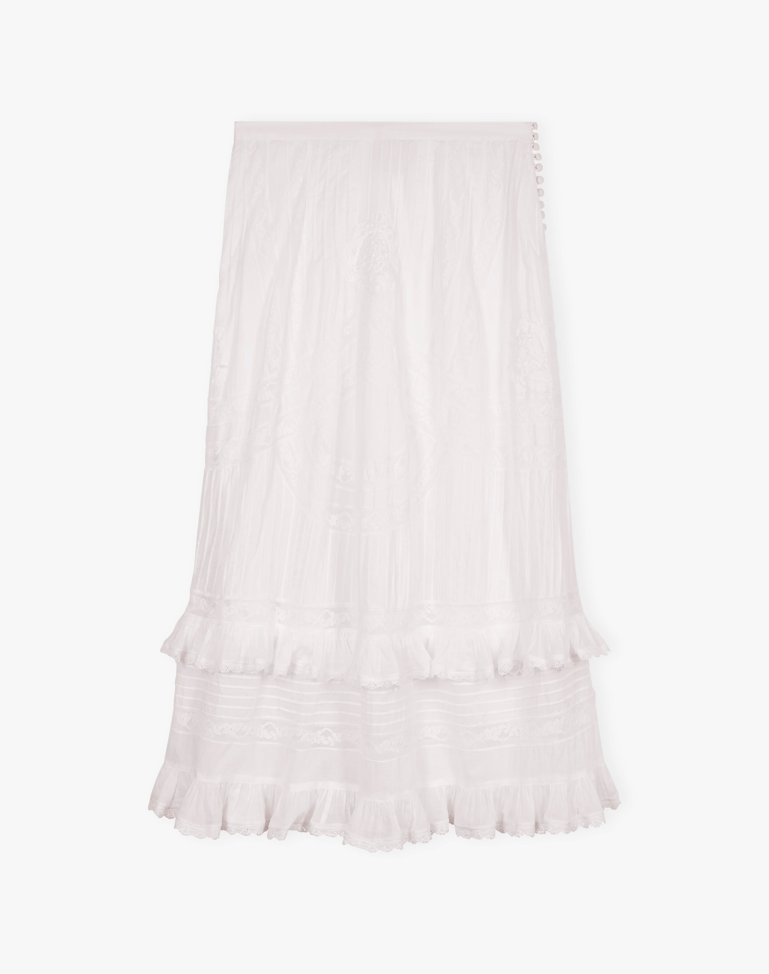 The Organic Cotton Lace Skirt