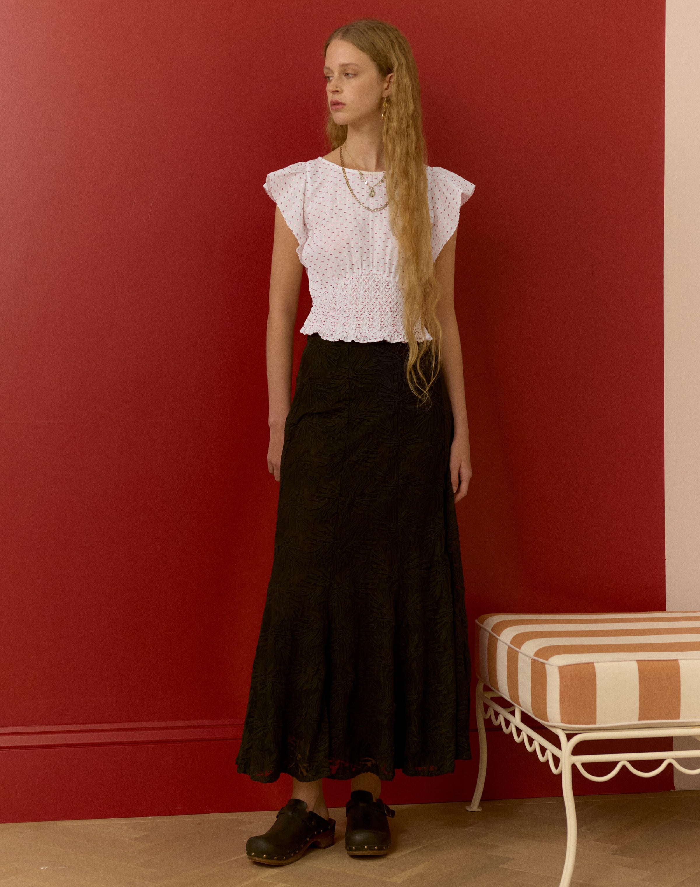 The Cotton Smocked Top
