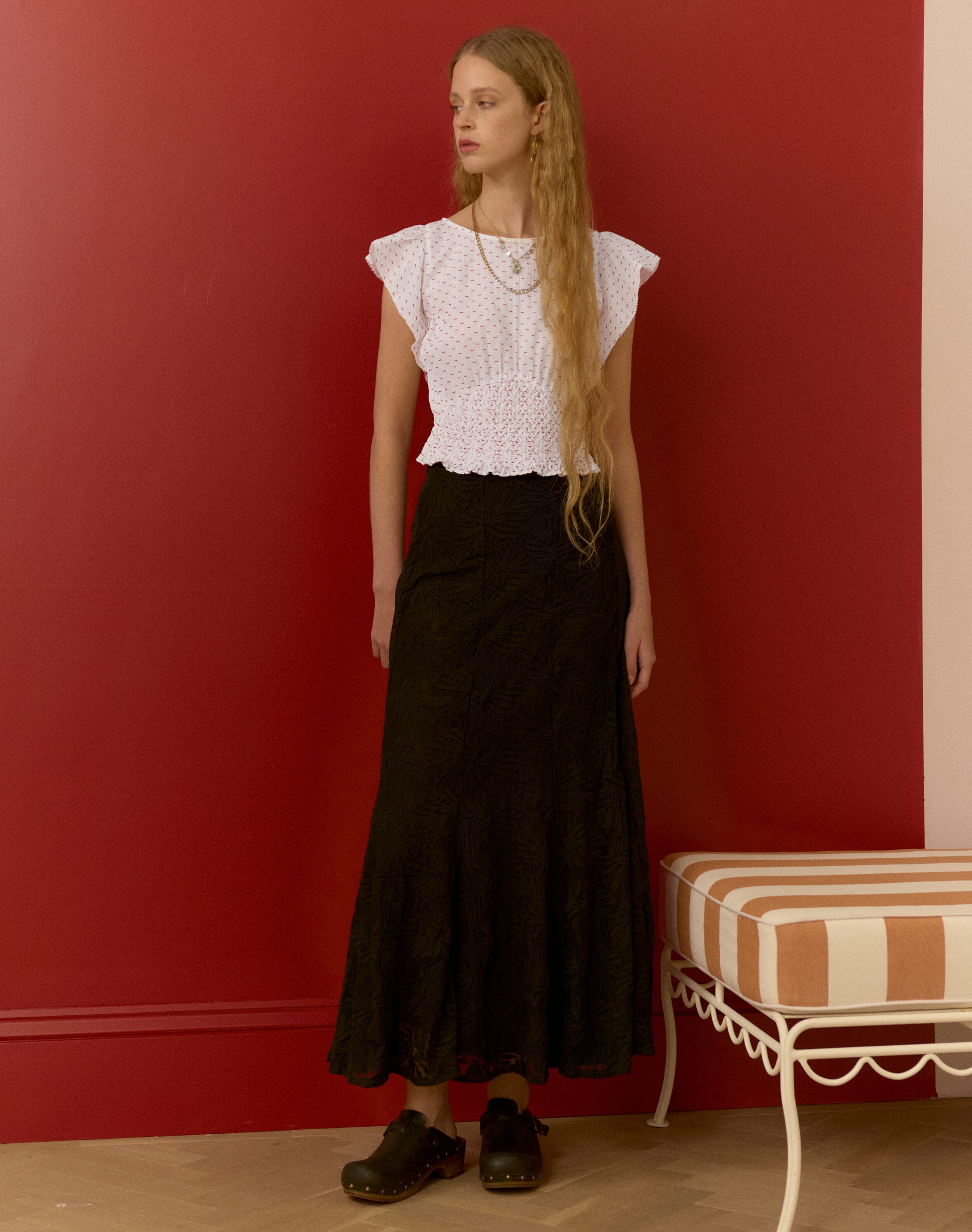 The Cotton Smocked Top