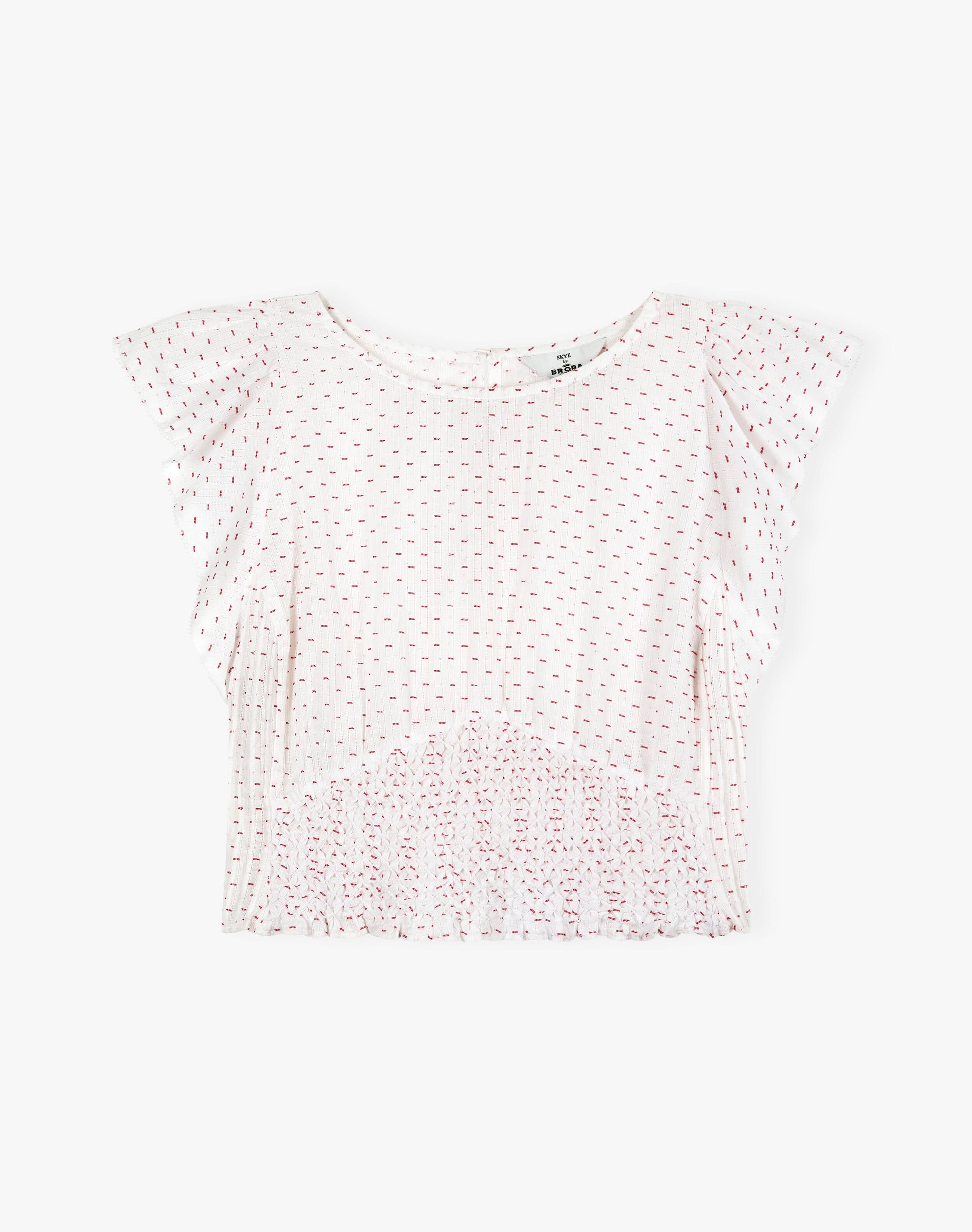 The Cotton Smocked Top