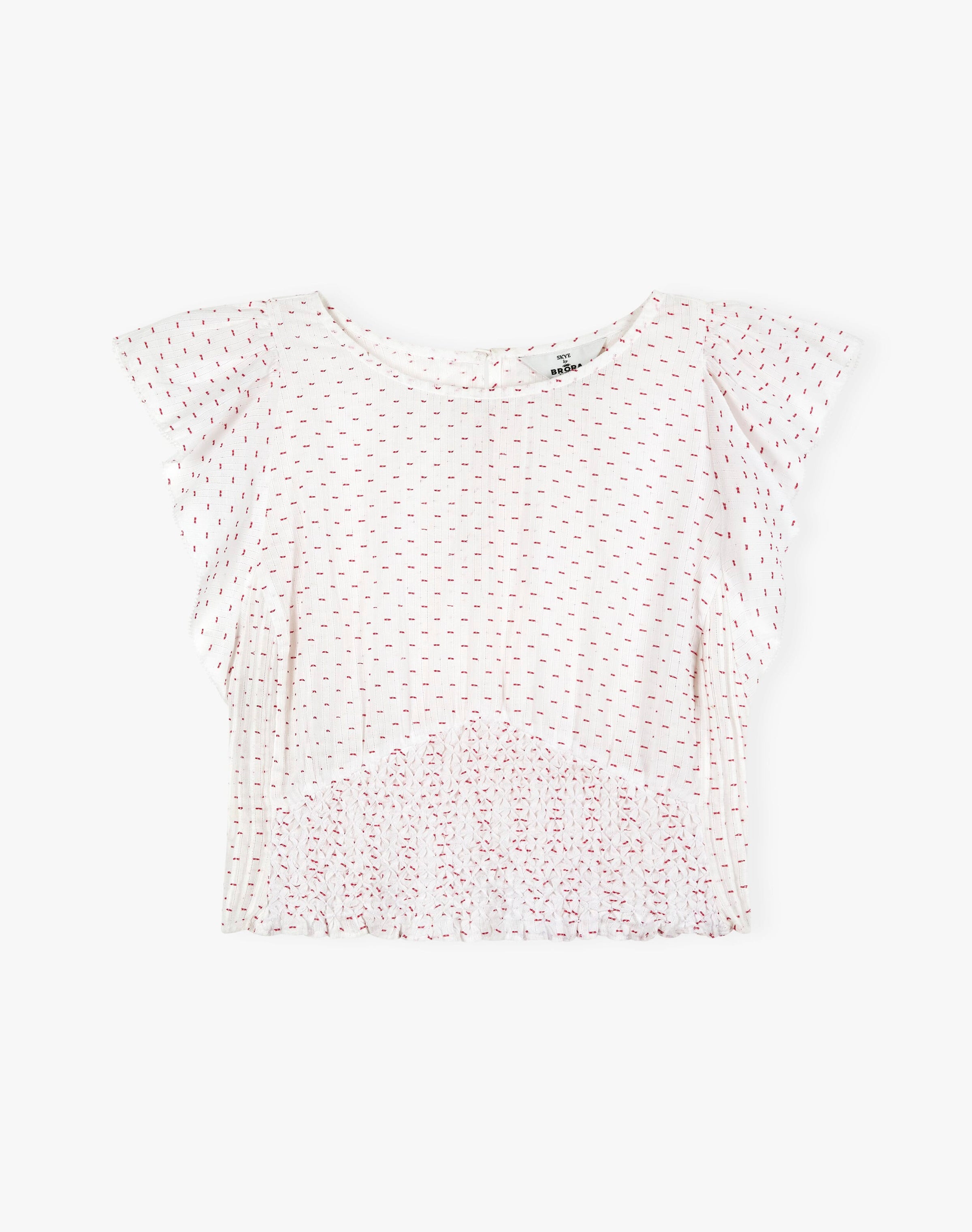 The Cotton Smocked Top