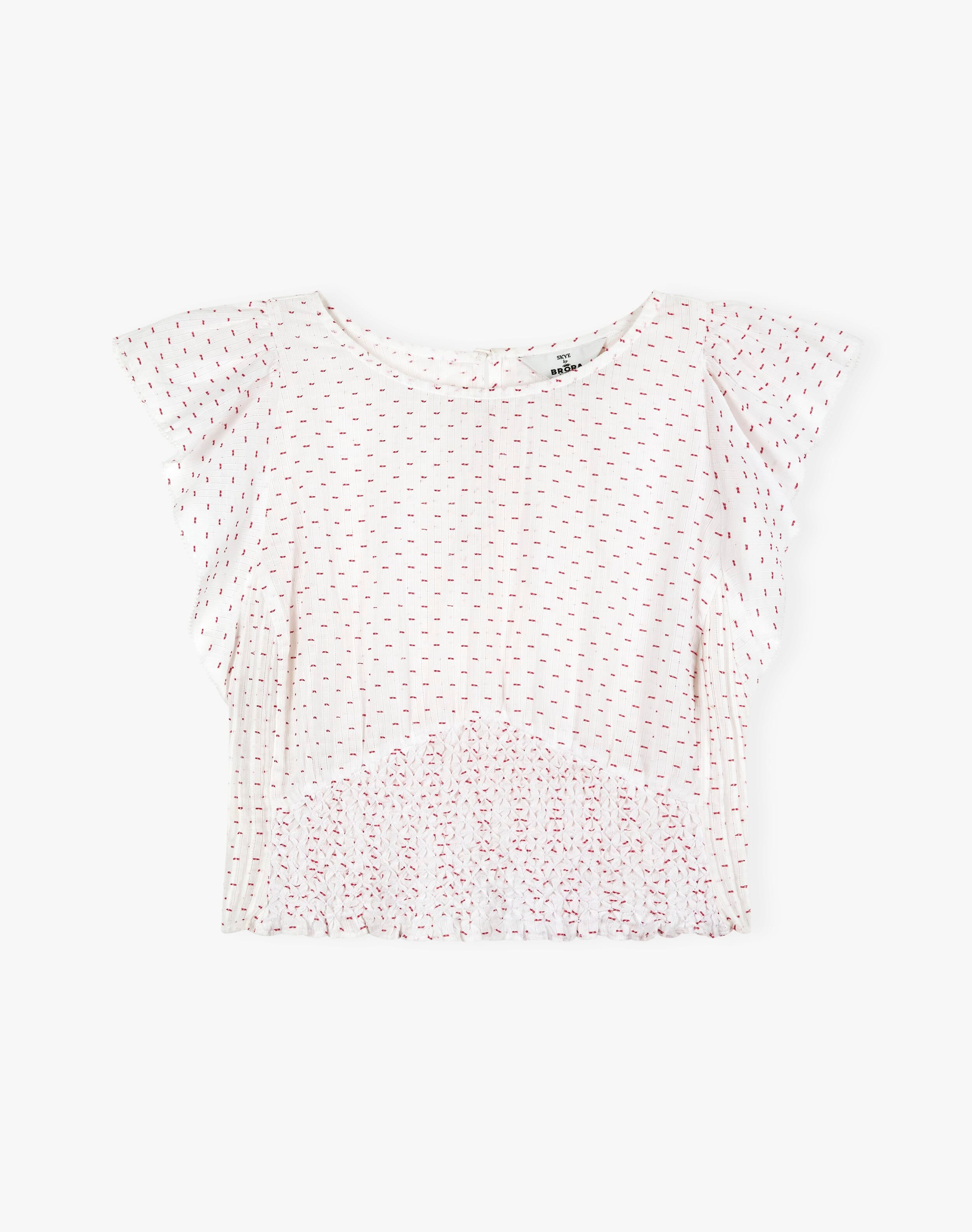 The Cotton Smocked Top