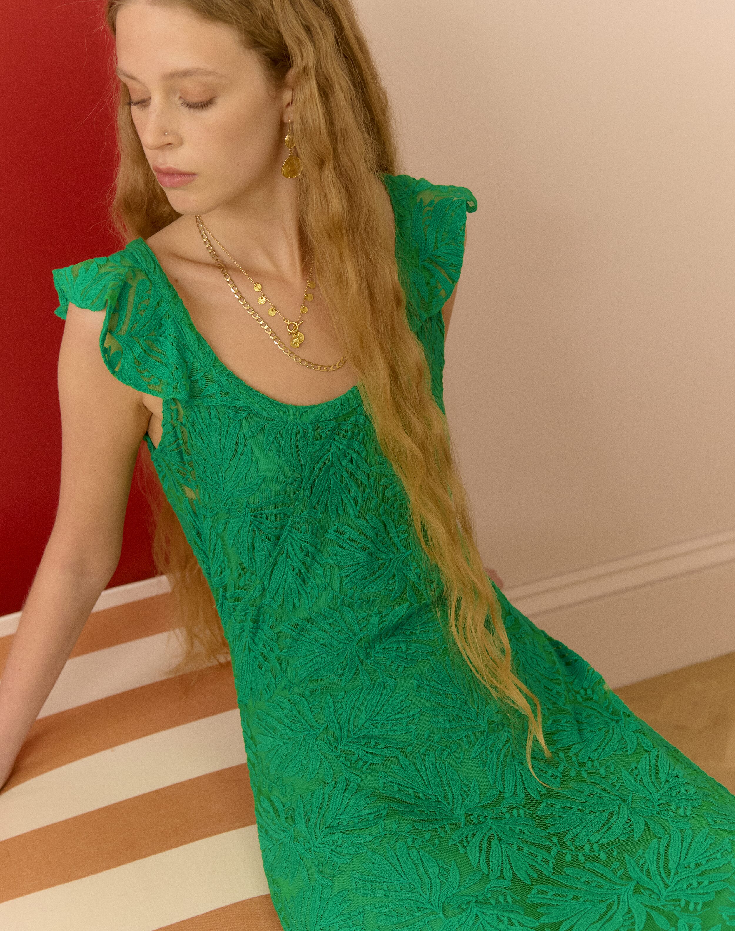 The Embroidered Tulle Dress