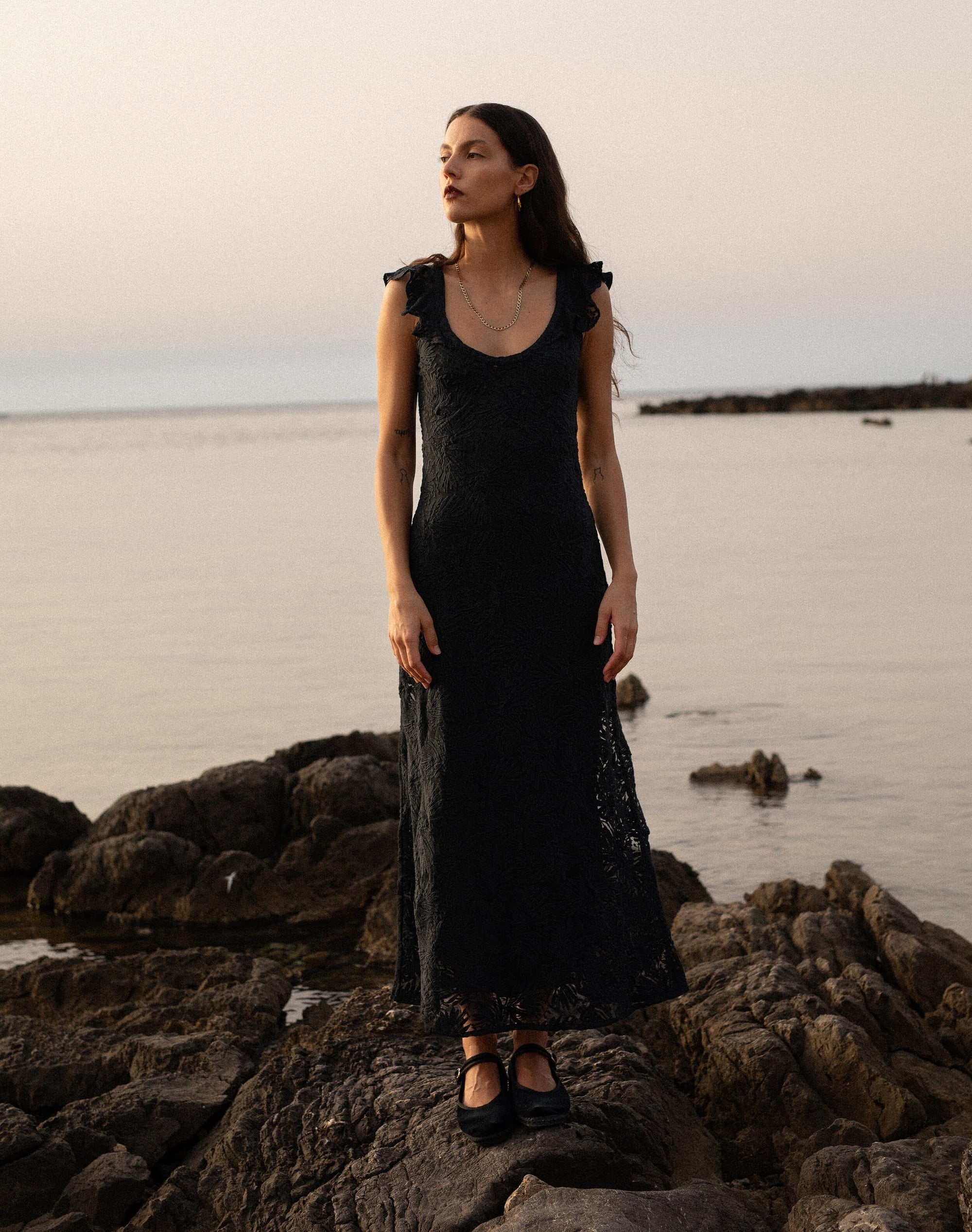 The Embroidered Tulle Dress