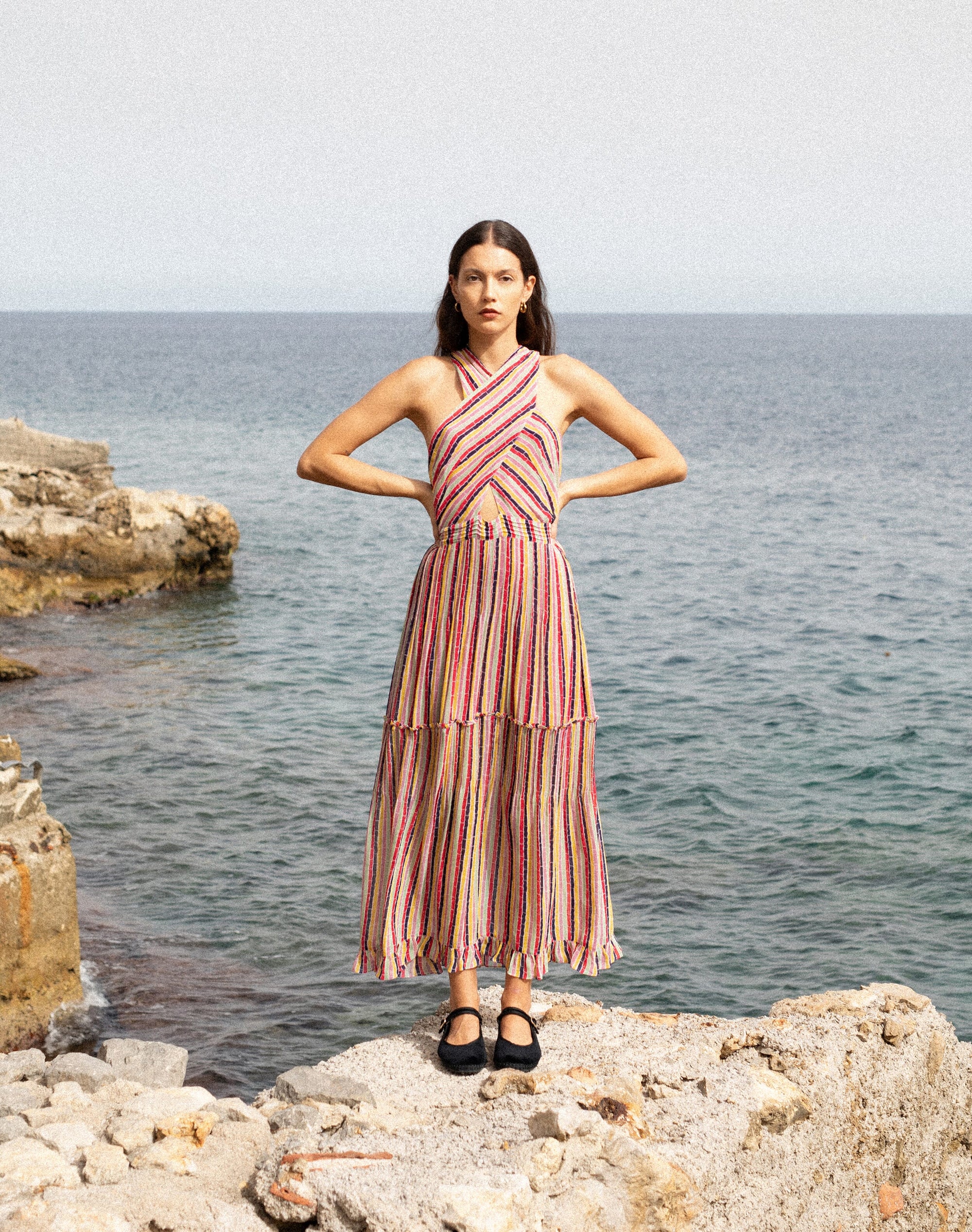 The Broken Stripe Dress