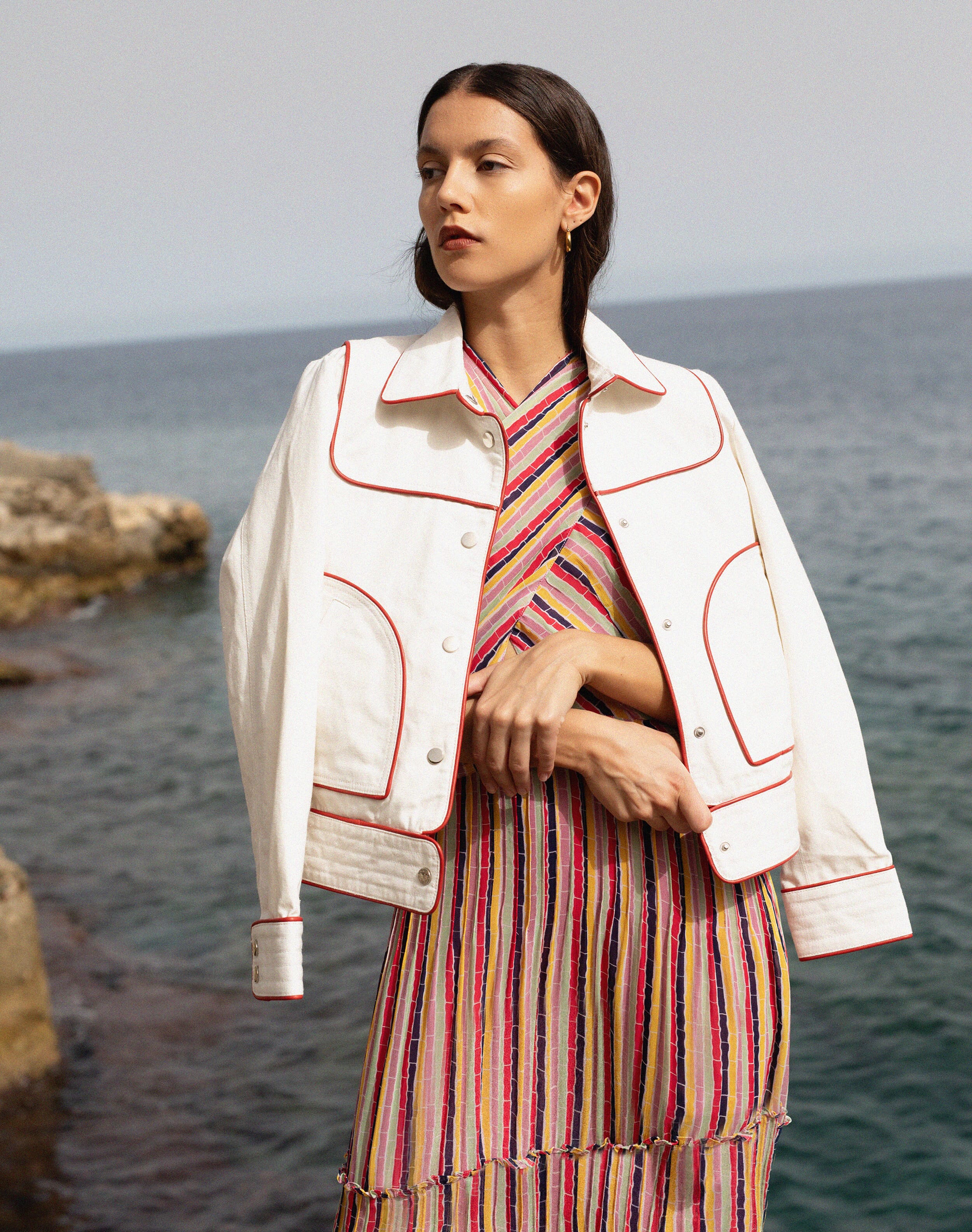 The Broken Stripe Dress