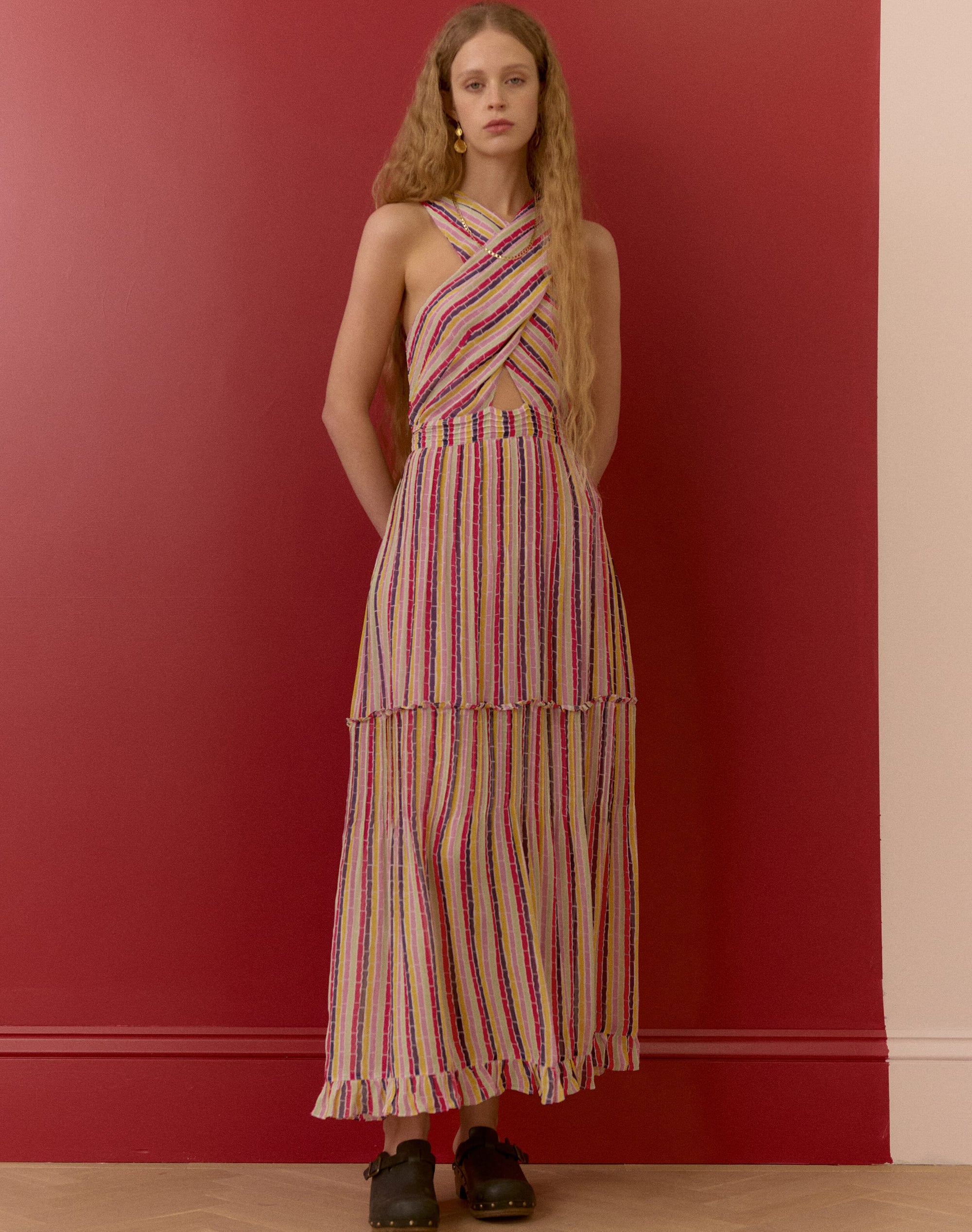 The Broken Stripe Dress