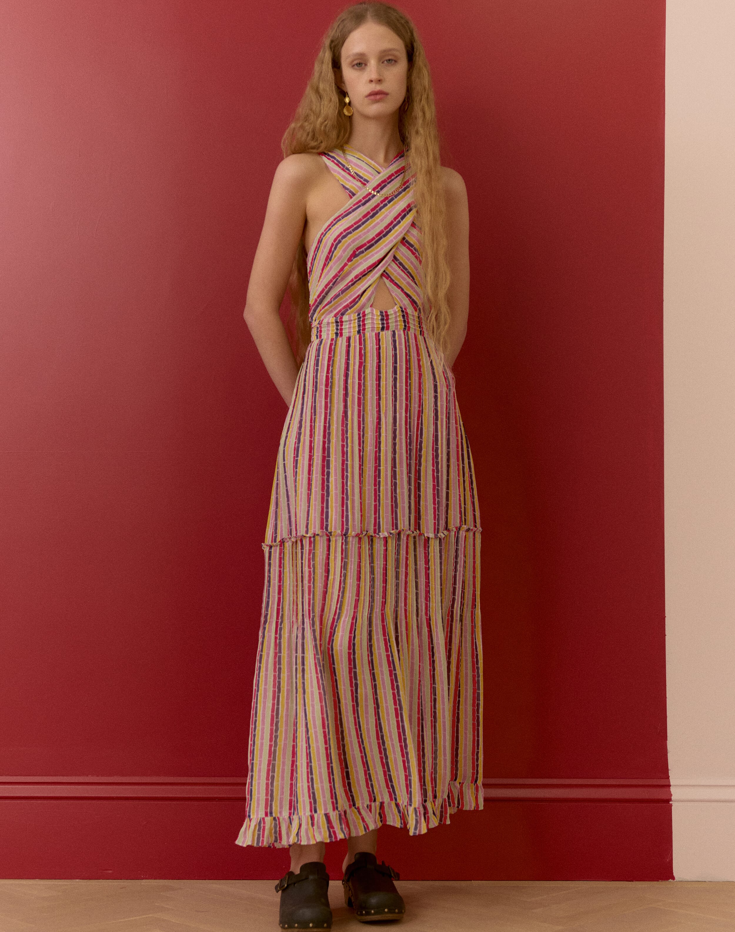 The Broken Stripe Dress