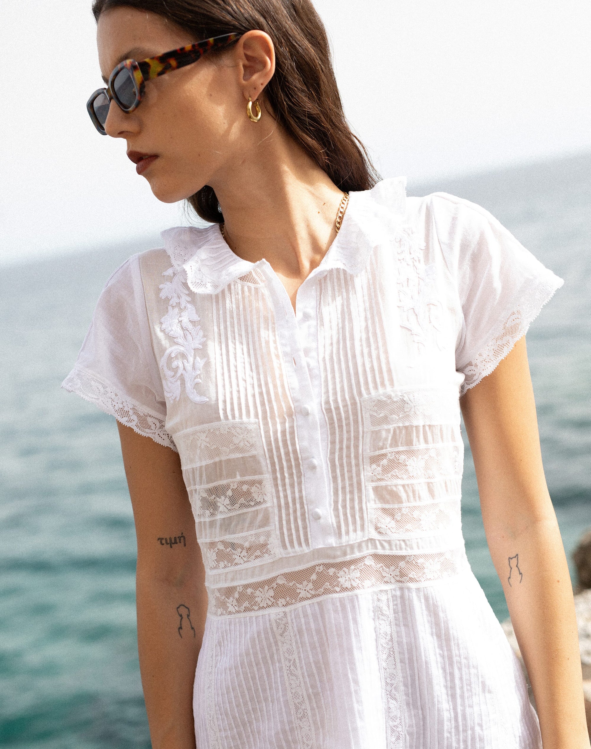 The Organic Cotton Lace Dress